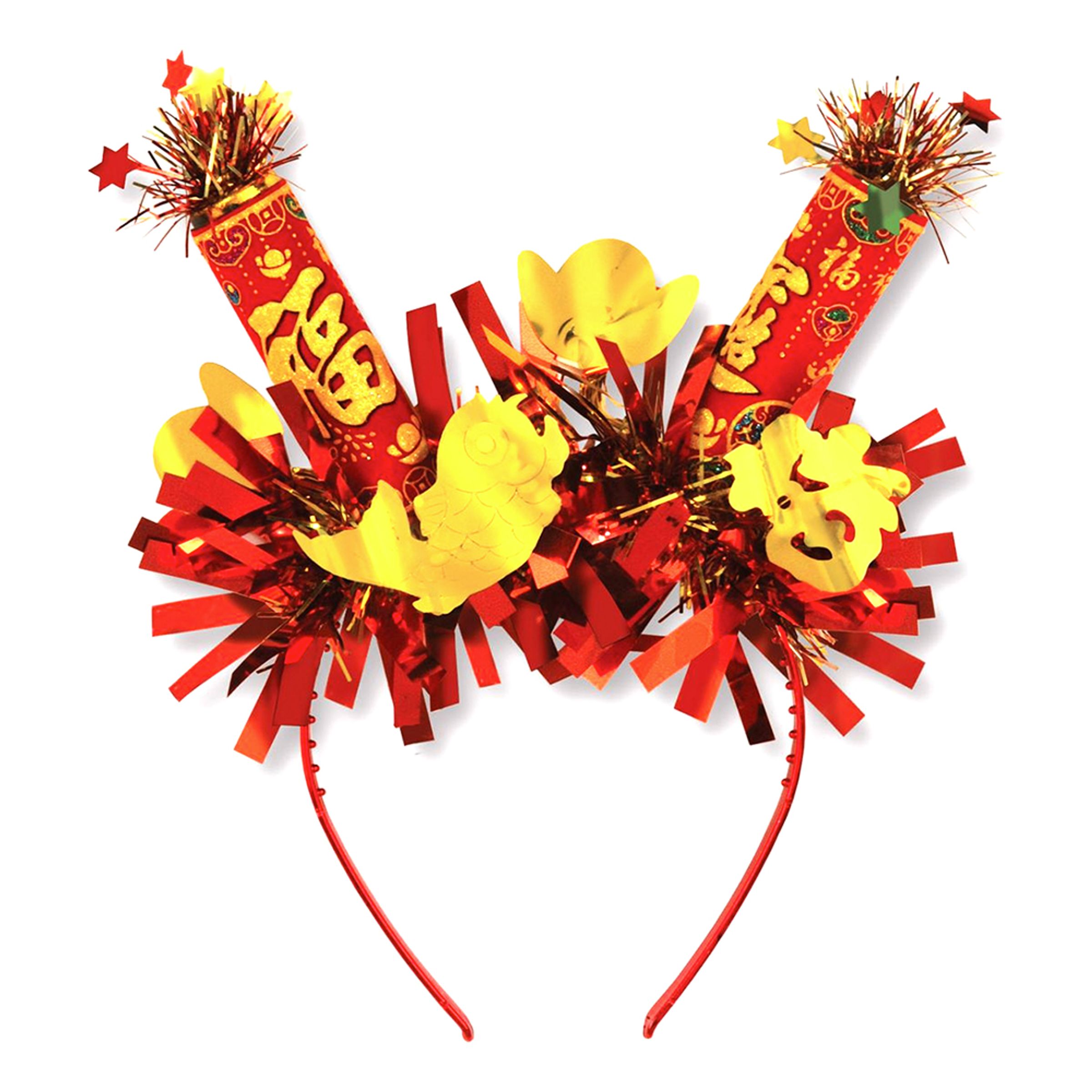 Läs mer om Diadem Kinesiskt Nyår - One size