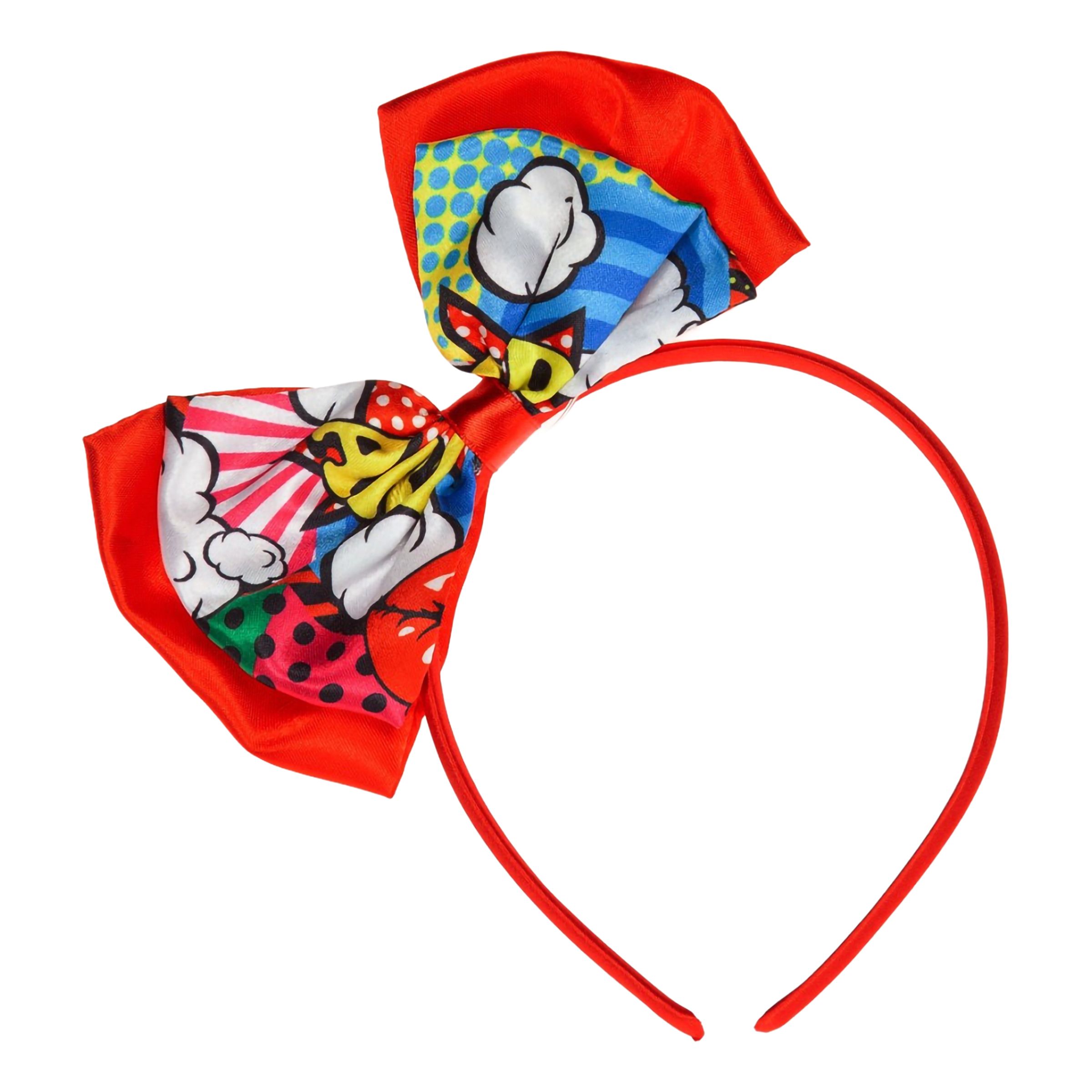 Diadem Rosett Pop Art - One size | Hem - Teman - Evenemang - Festival | Maskeradspecialisten