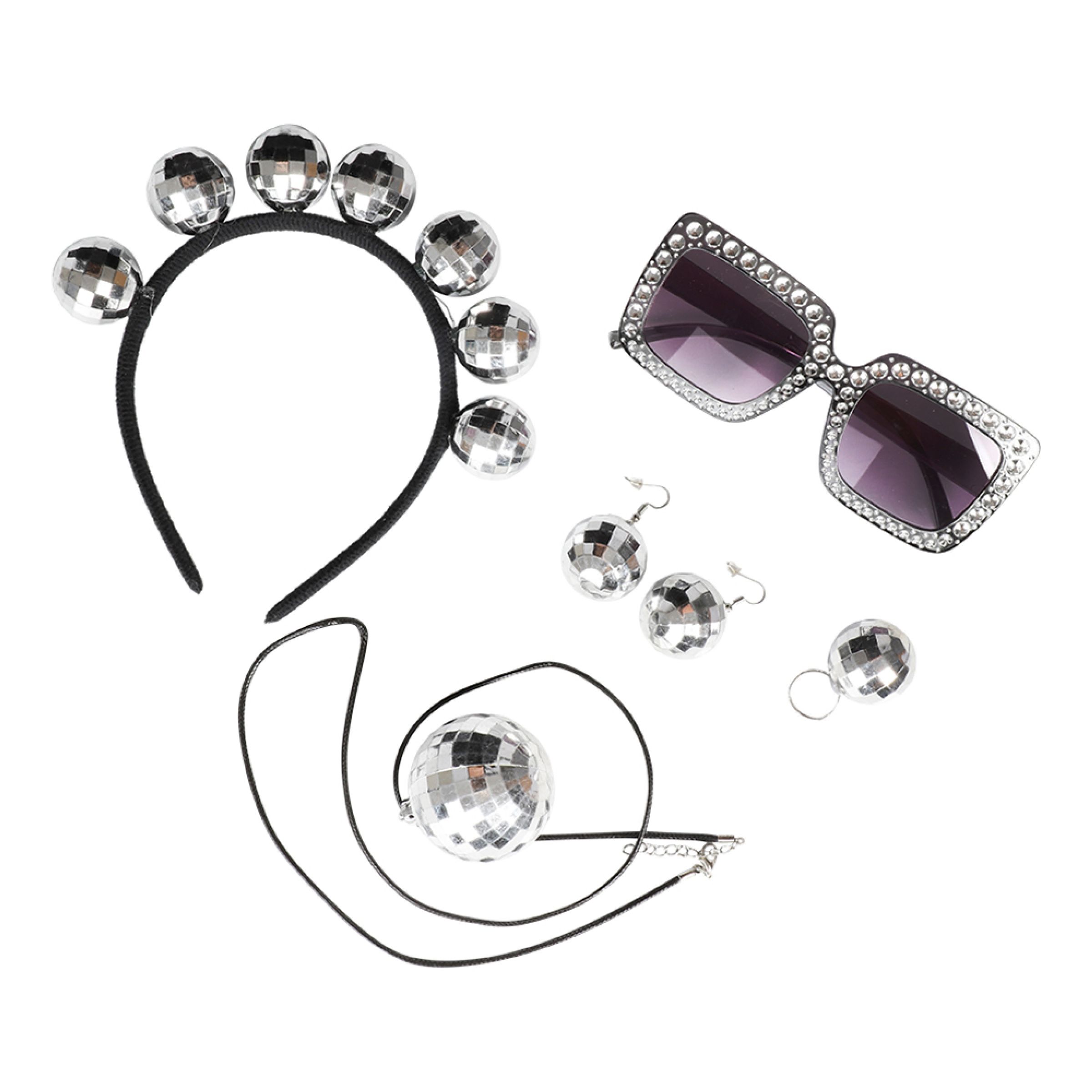 Disco Tillbehörskit | Hem - Maskerad - Tillbehör - Maskeradaccessoarer | Pryloteket