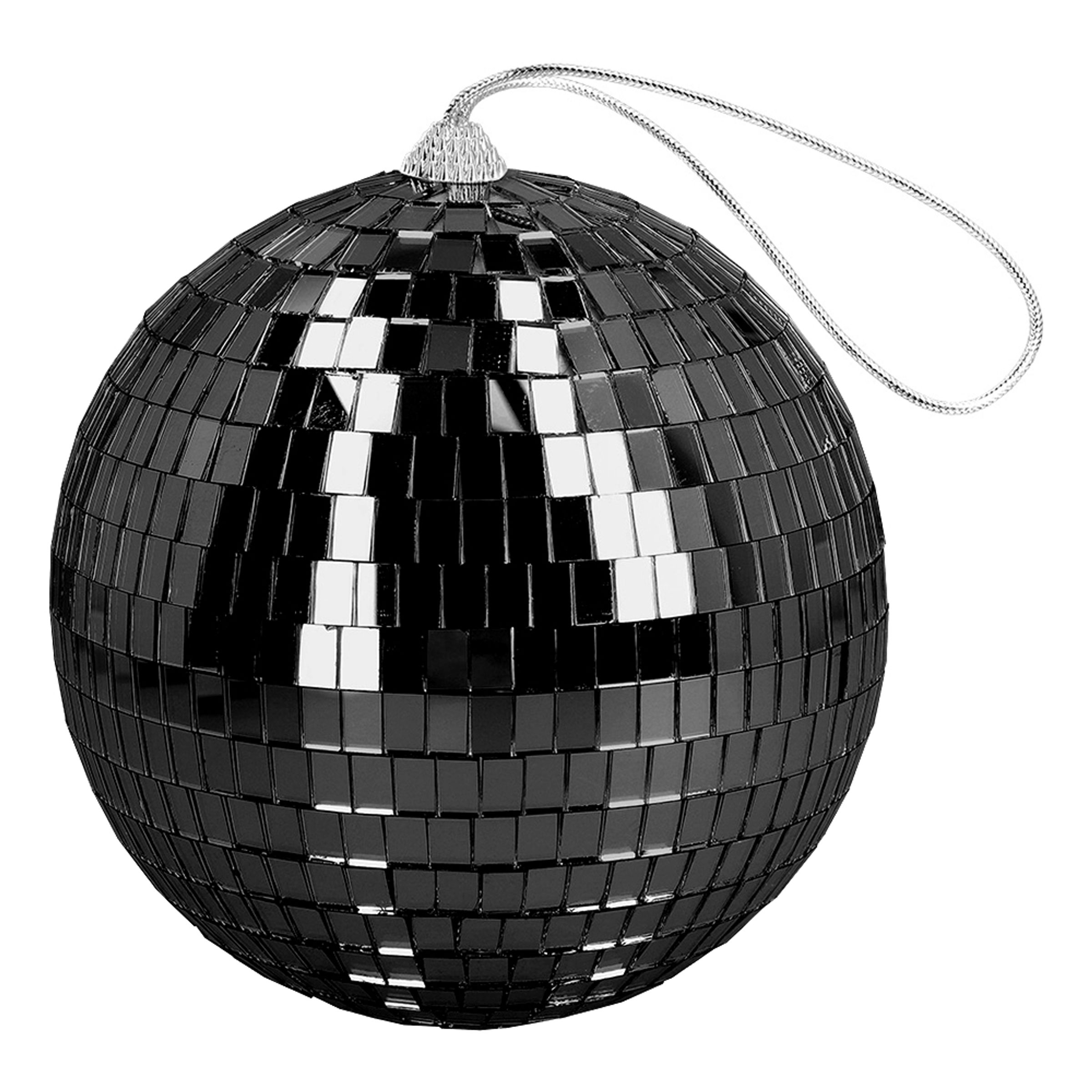 Discoboll Liten Svart | Hem//Teman//Färger//Svart | PartyOutlet