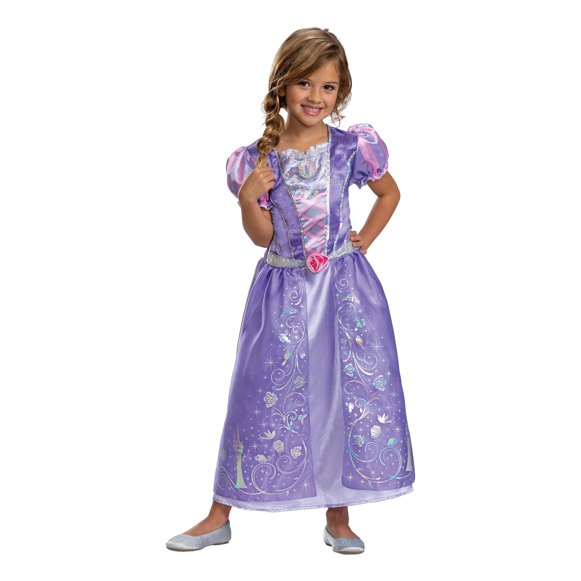 Läs mer om Disney Ann Rapunzel Barn Maskeraddräkt - X-Small