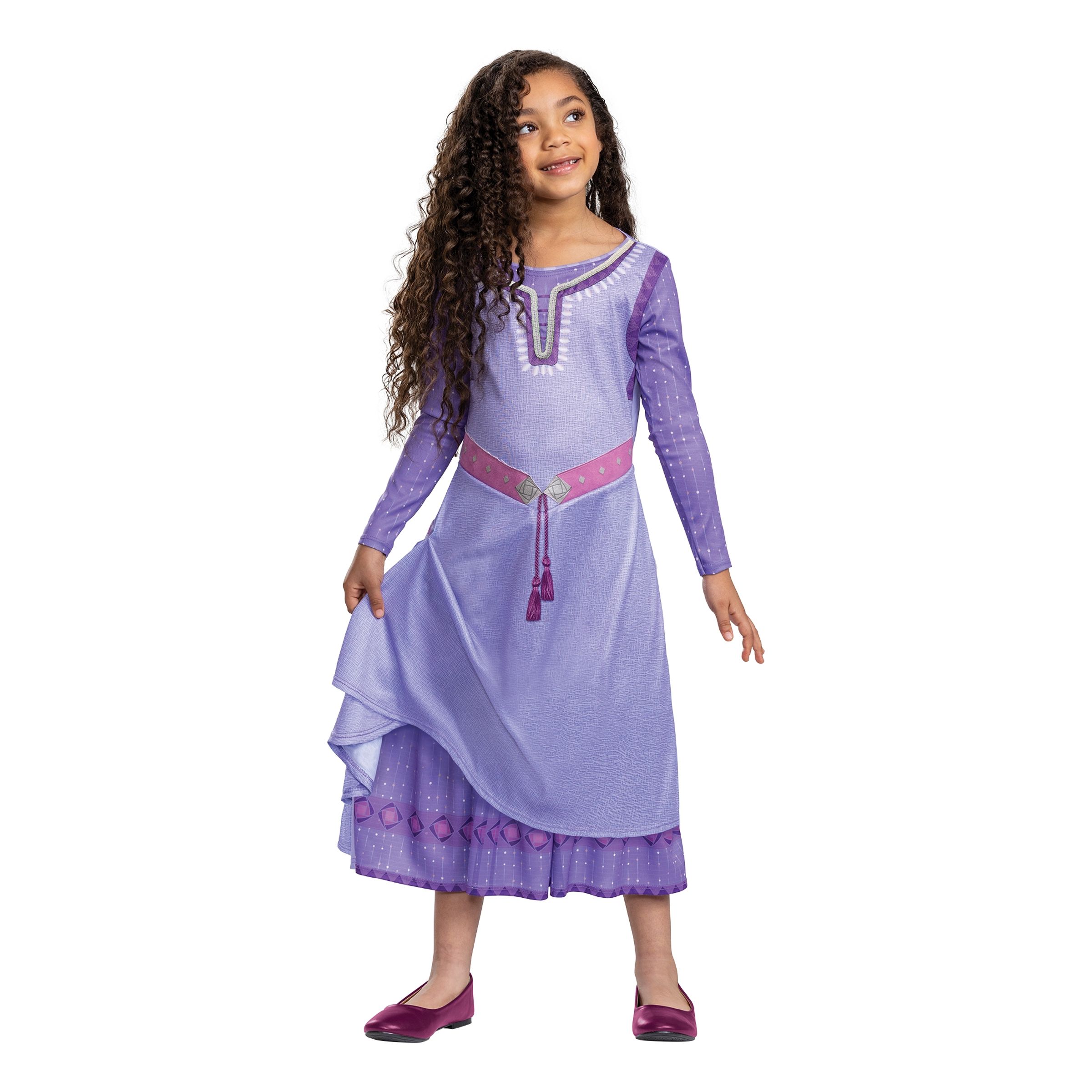 Disney Asha Deluxe Barn Maskeraddräkt - Medium