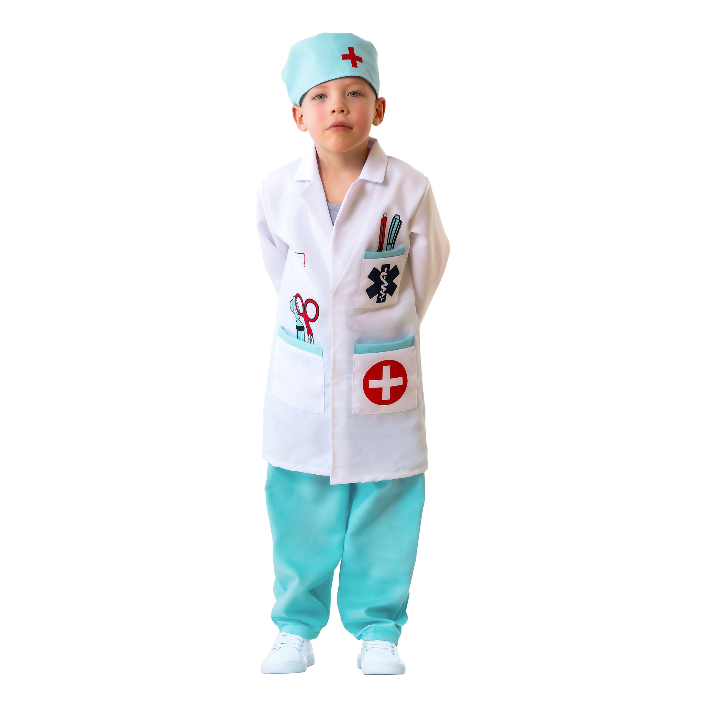 Doktor Barn Maskeraddräkt - Medium | Hem - Maskerad - Maskeraddräkter - Barndräkter | Pryloteket
