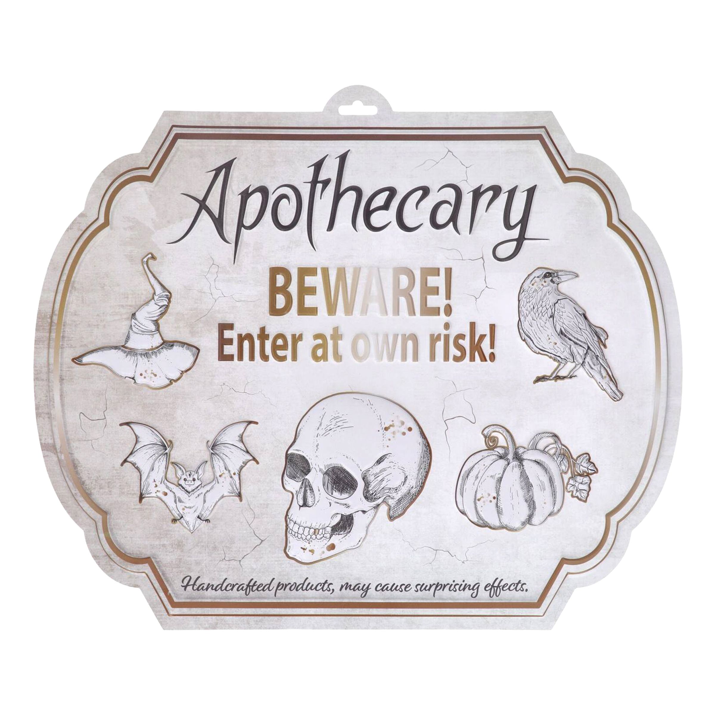 Dörrskylt Creepy Curiosities | Hem - Teman - Högtider - Halloween - Halloweendekorationer | Maskeradspecialisten