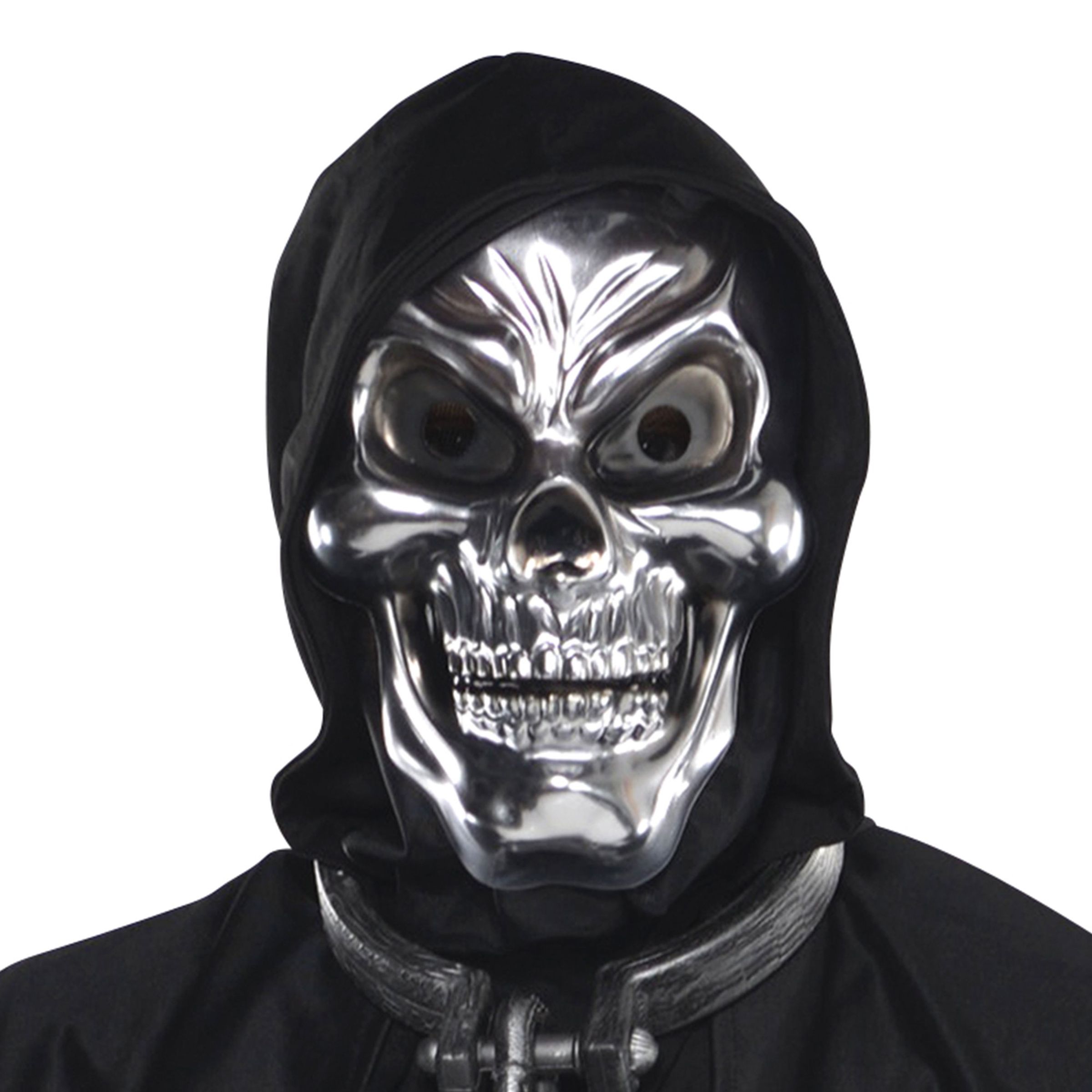 Döskalle Silver 3D-Mask - One size