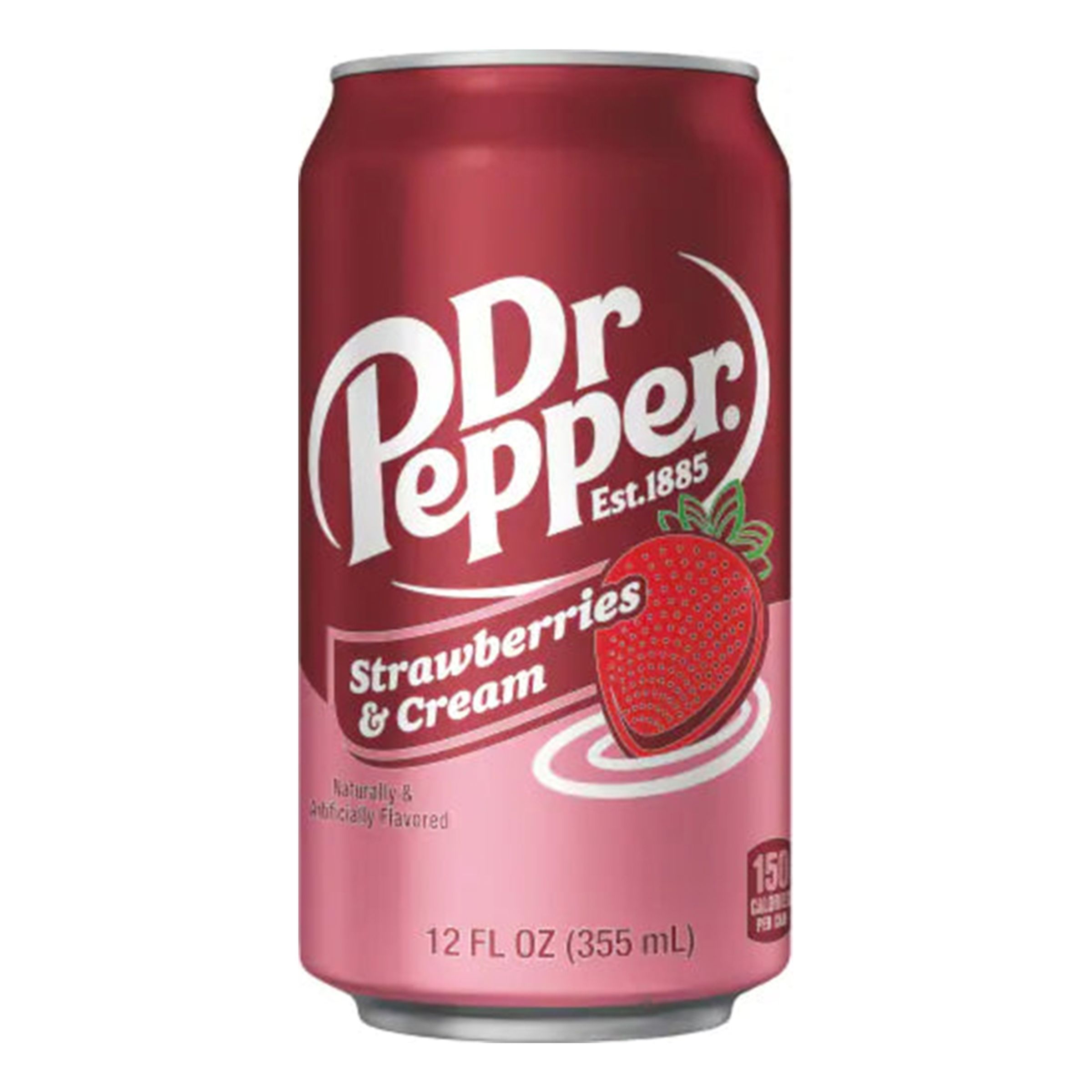 Läs mer om Dr Pepper Strawberry & Cream - 355 ml