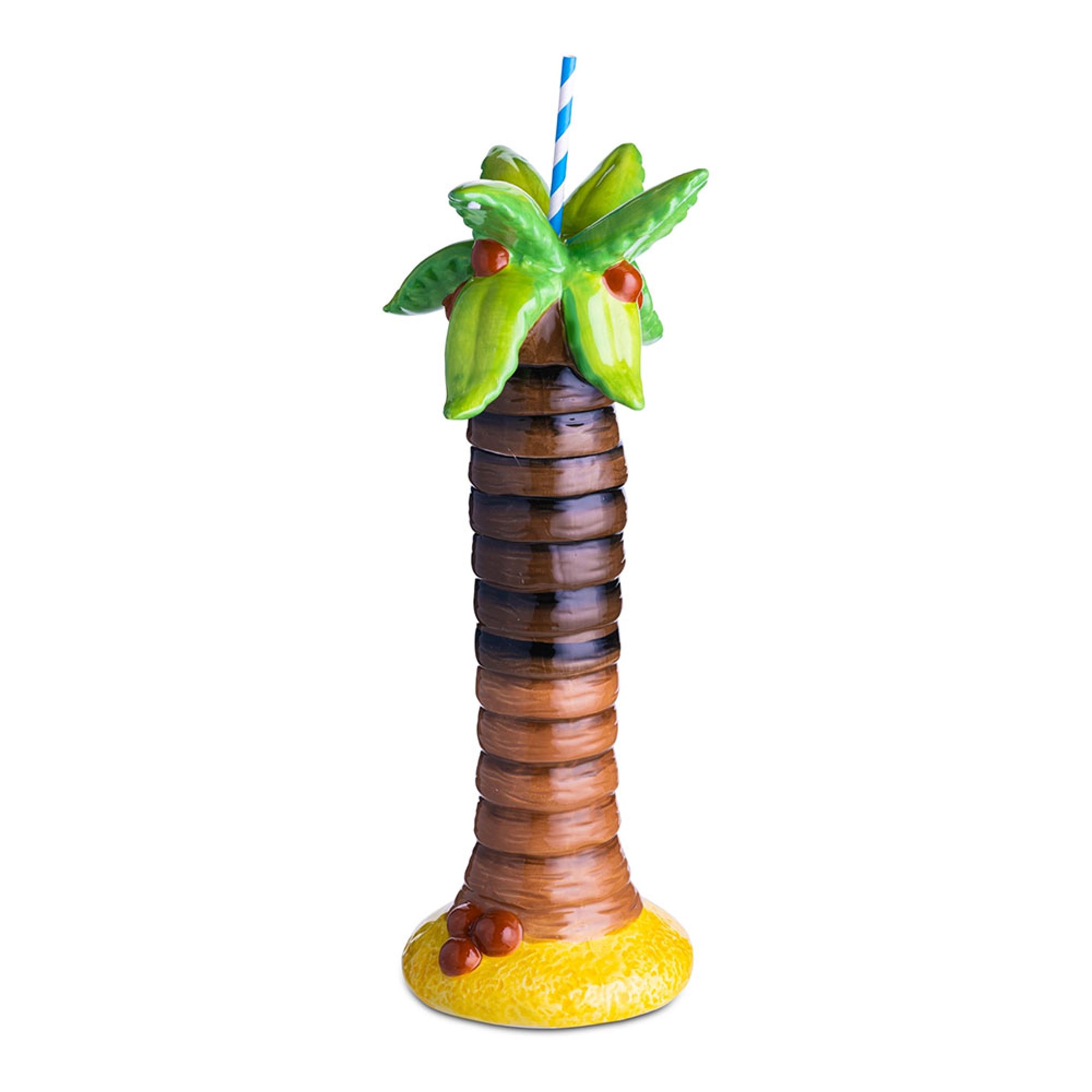 Drinkglas Palmträd i Keramik - 1-pack