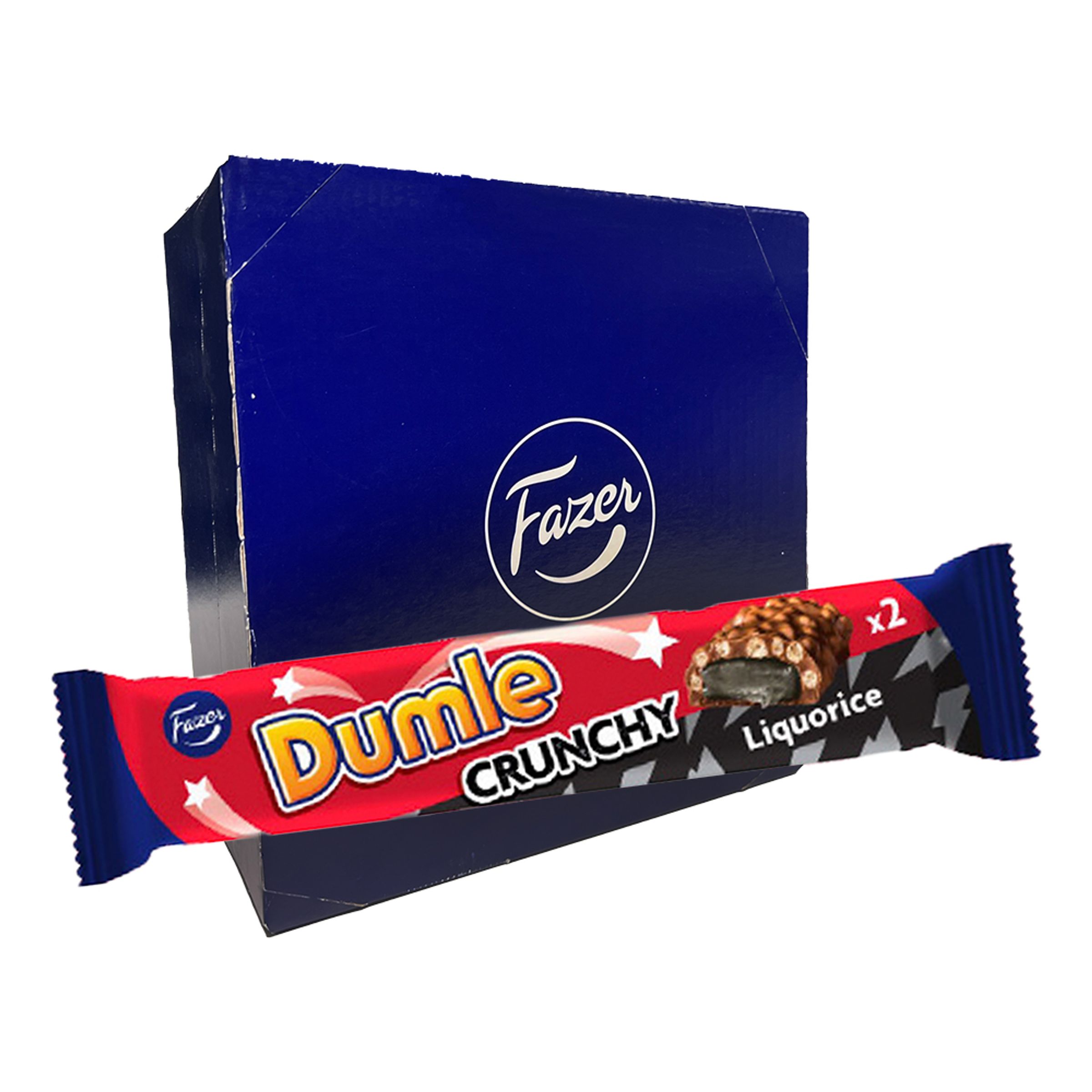 Dumle Crunchy Liquorice Dubbel Storpack - 20-pack