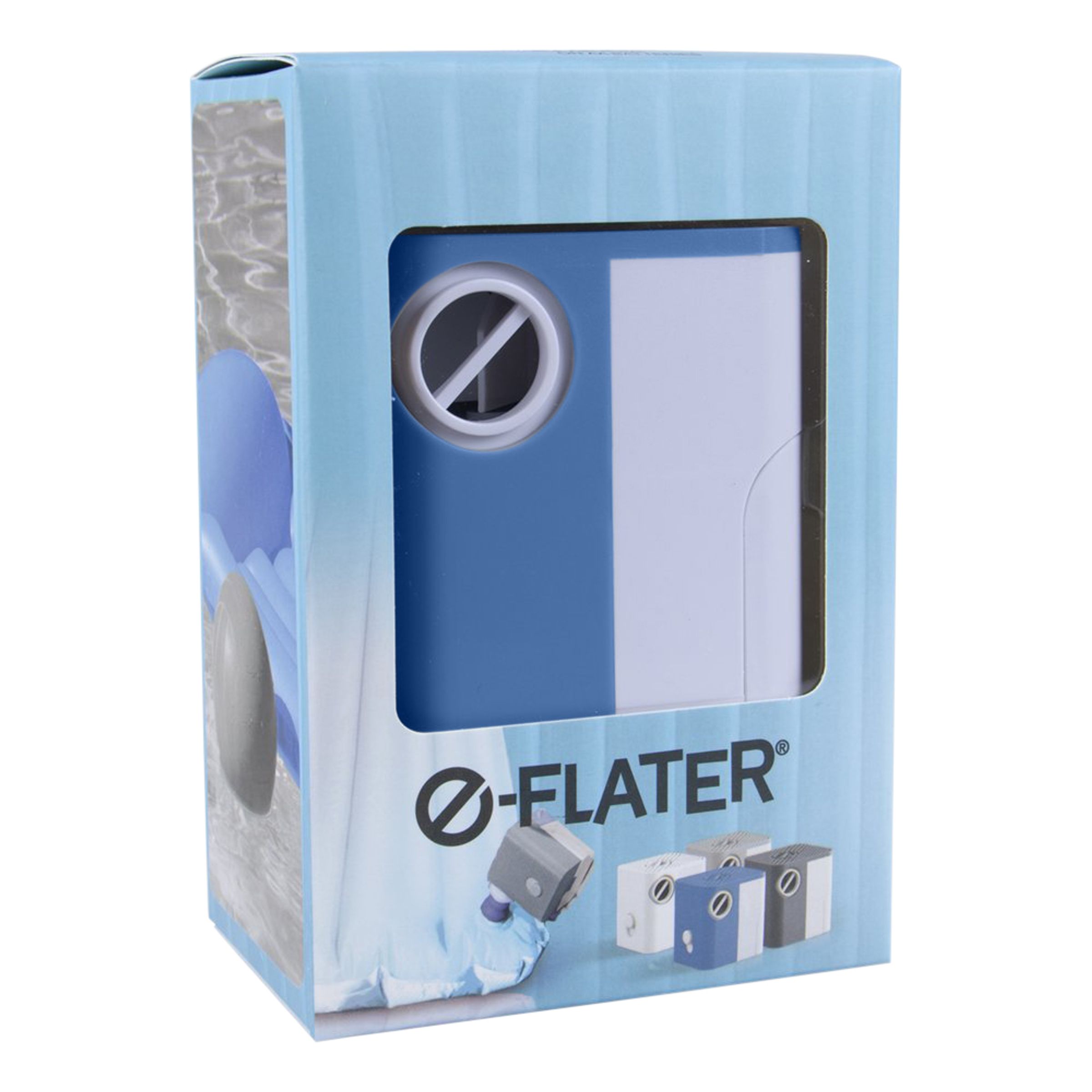Läs mer om E-Flater Batteridriven Luftpump - Blå