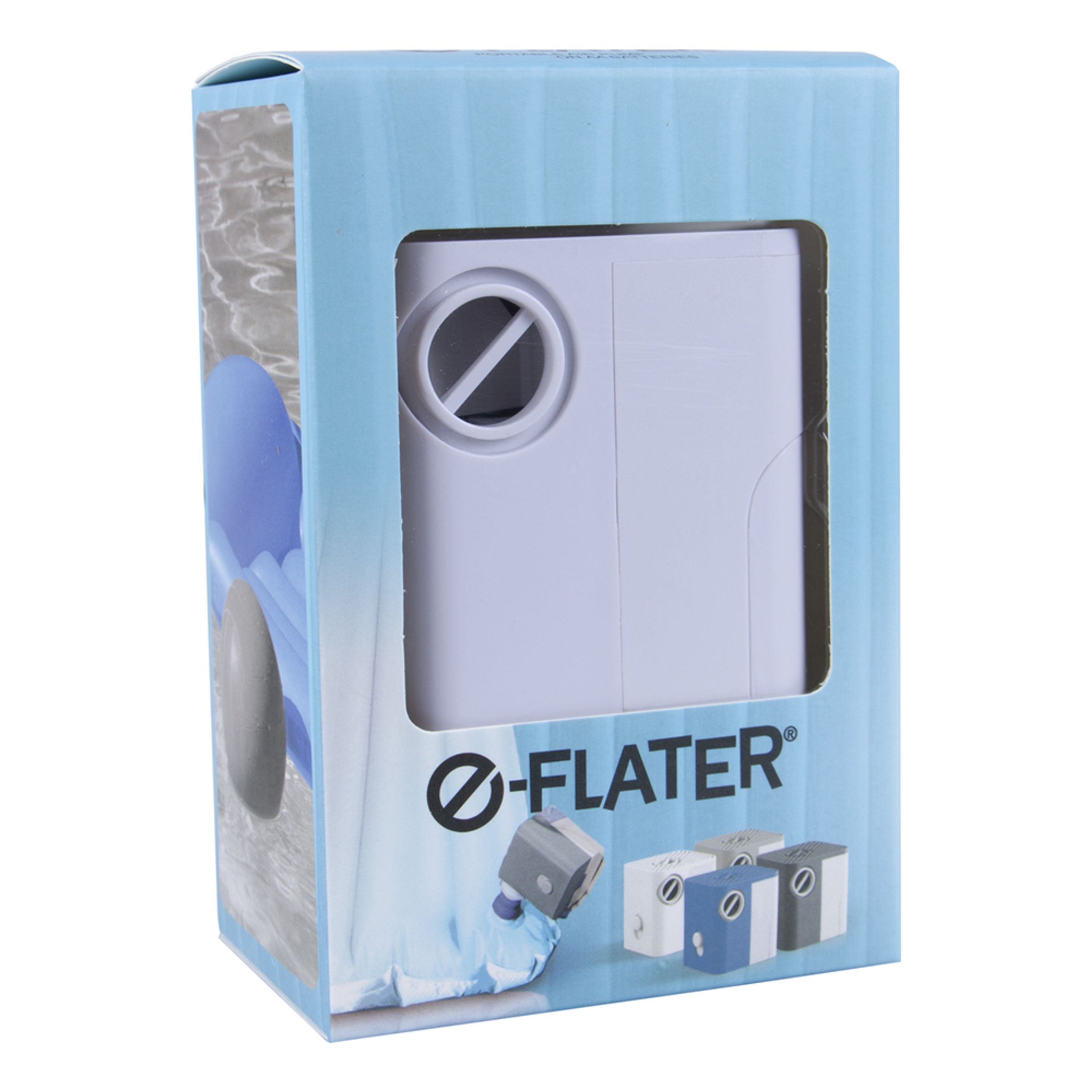 Läs mer om E-Flater Batteridriven Luftpump - Vit