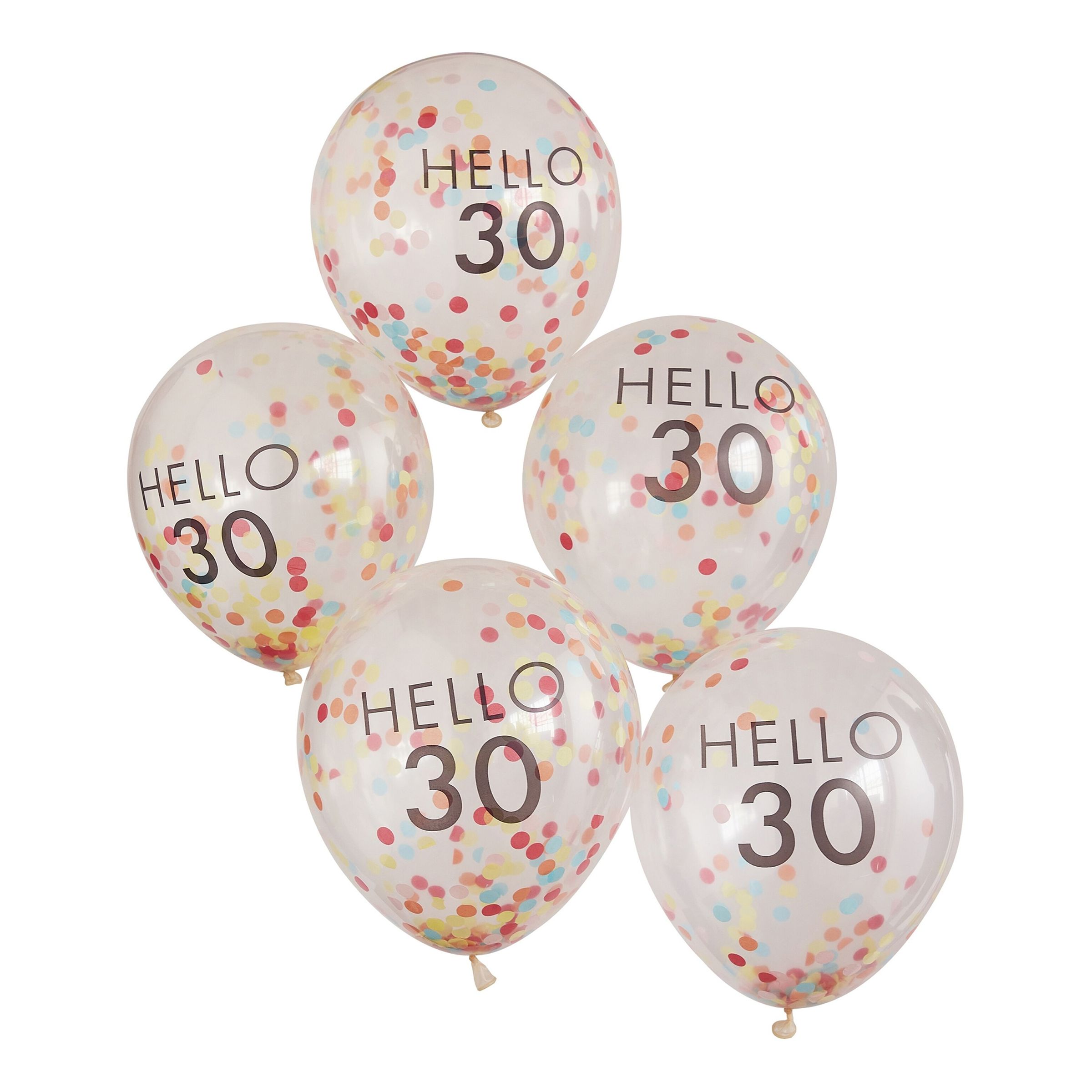 Läs mer om Eco Ballonger Hello 30 - 5-pack