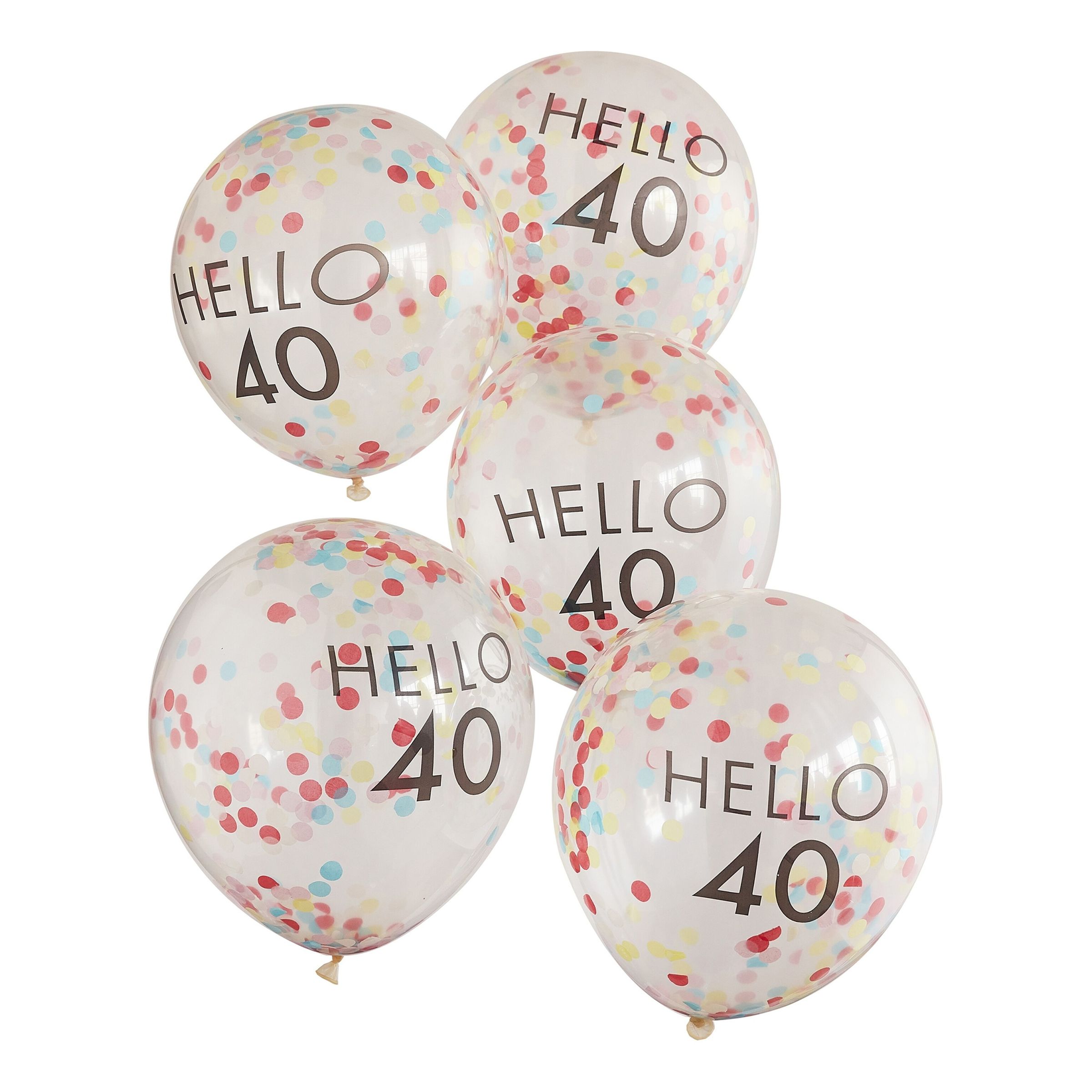 Läs mer om Eco Ballonger Hello 40 - 5-pack