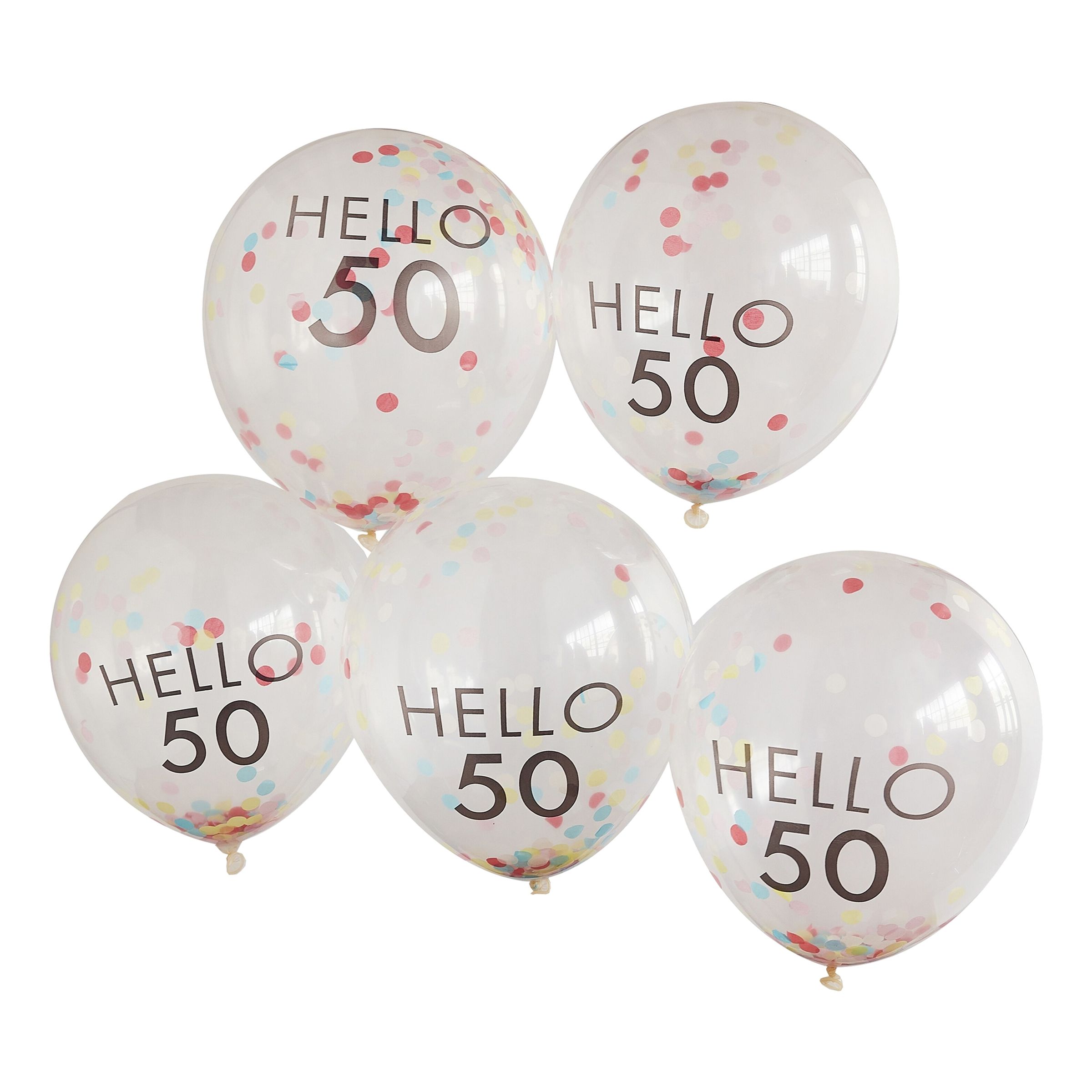 Läs mer om Eco Ballonger Hello 50 - 5-pack