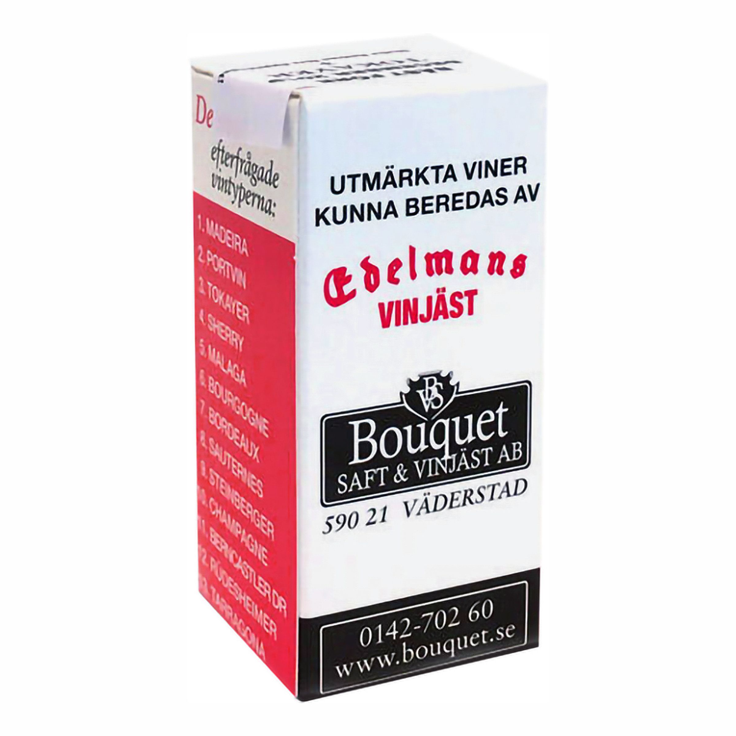 Edelmans Vinjäst Bordeaux | Hem - Bartillbehör - Hembryggning - Öl- & Vinsatser | Pryloteket