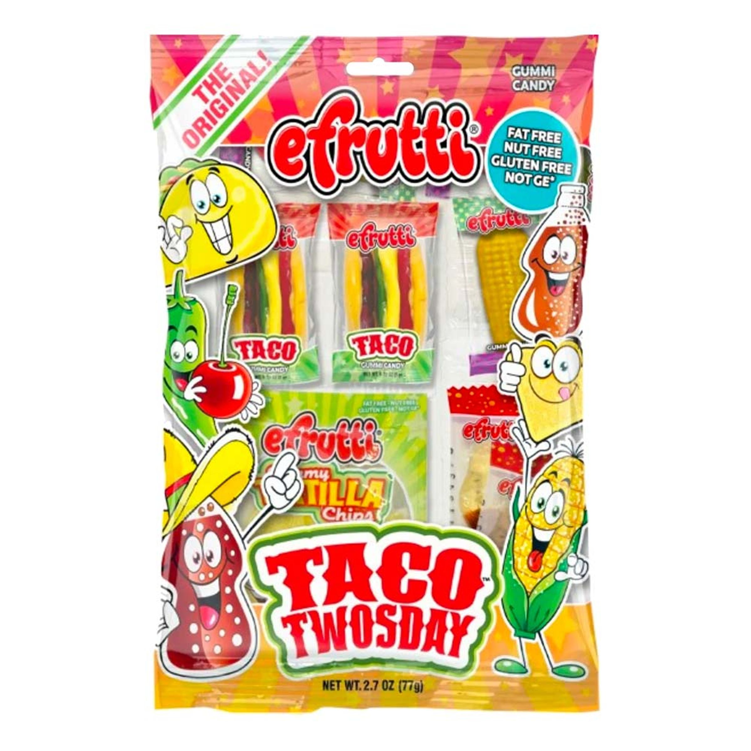 Läs mer om Efrutti Taco Twosday Bag Godispåse - 77 gram