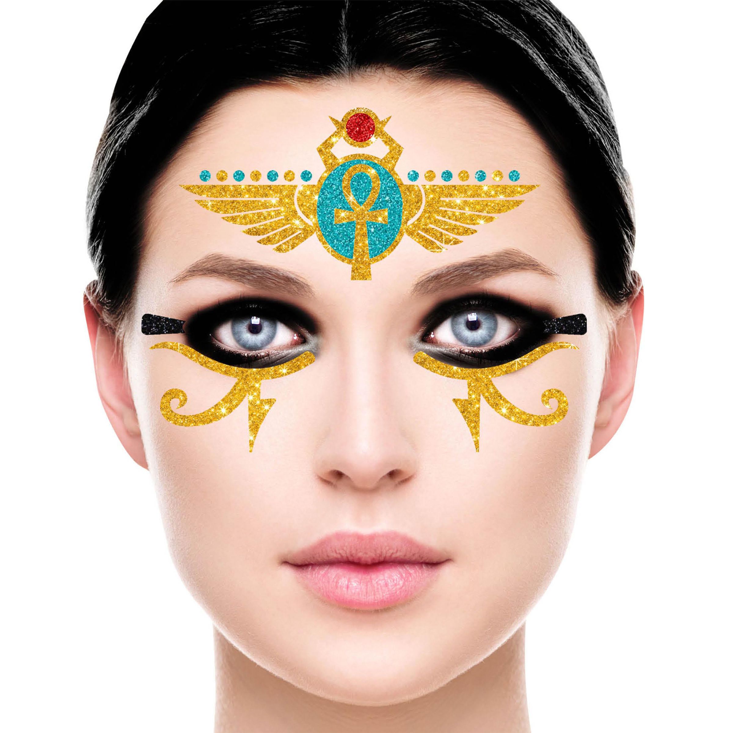 Egyptisk Farao Självhäftande Smink | Hem - Maskerad - Smink | Pryloteket