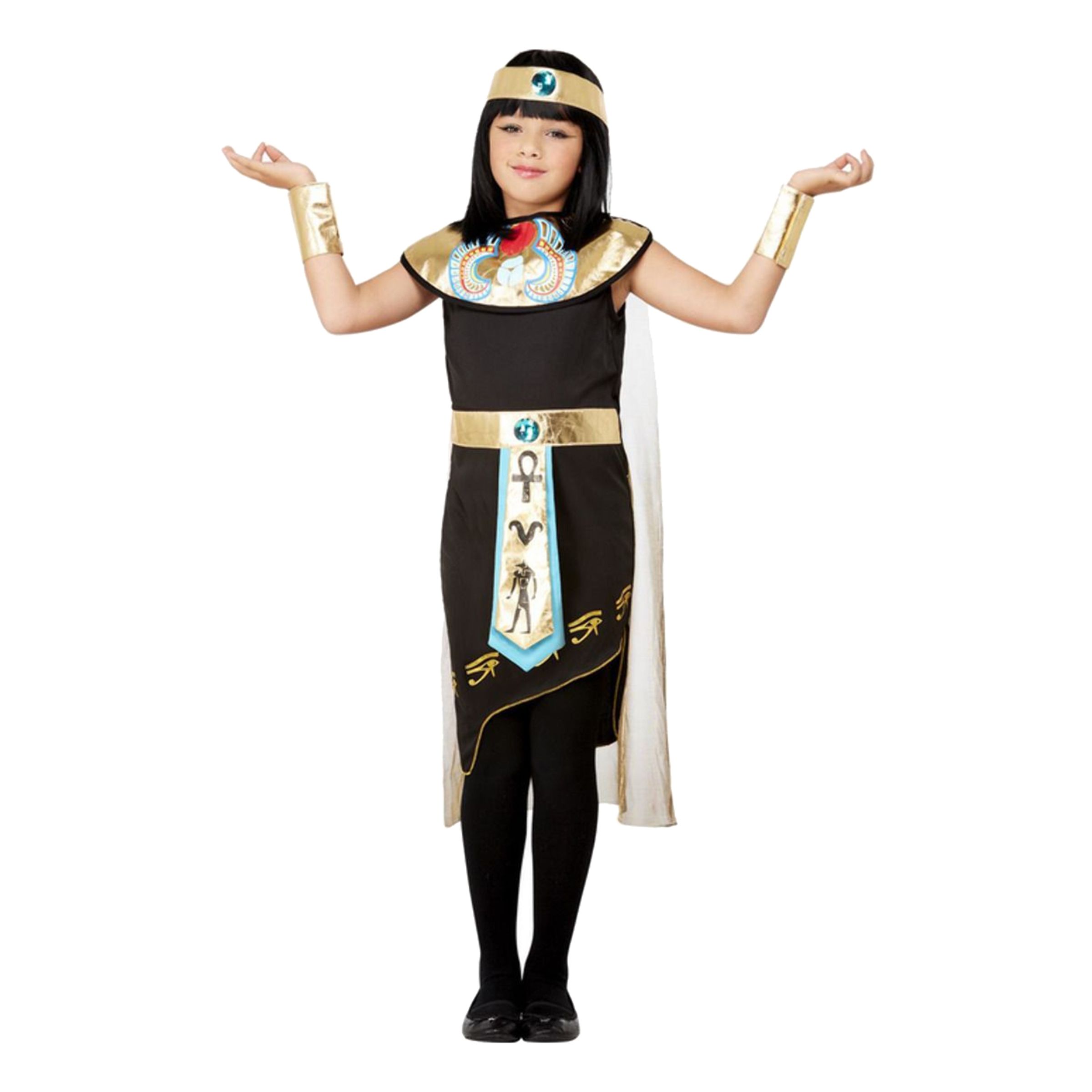 Läs mer om Egyptisk Prinsessa Barn Maskeraddräkt - Large