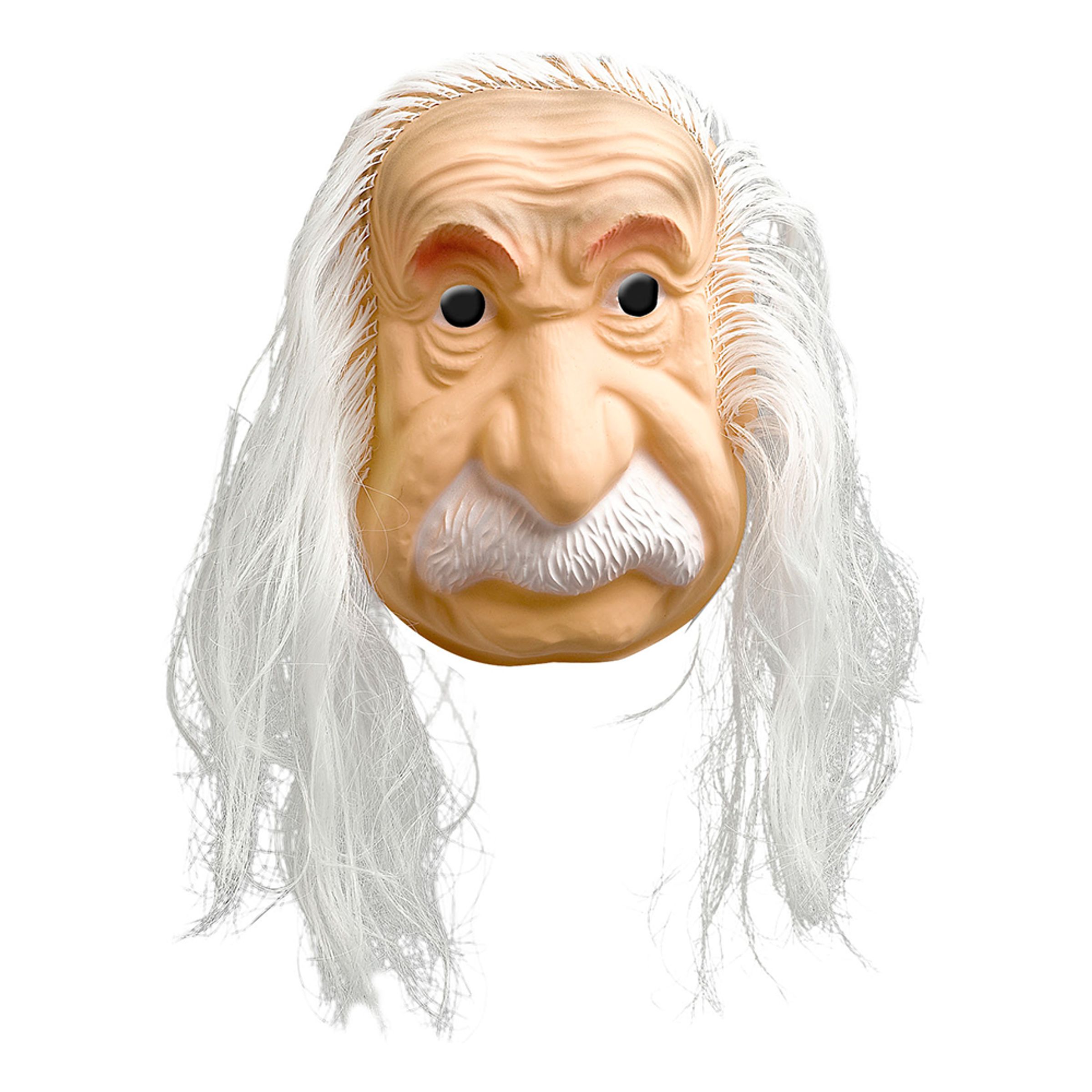 Läs mer om Einstein Mask med Hår - One size