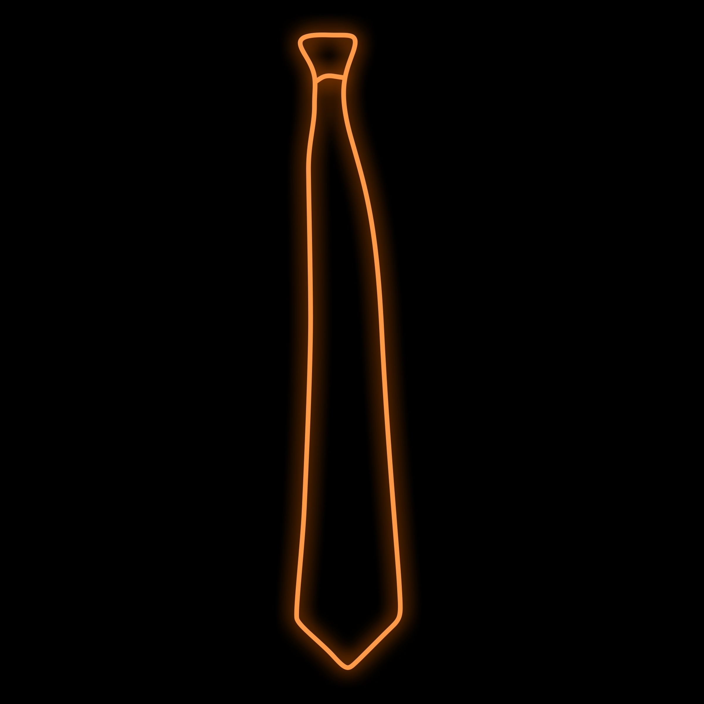 Läs mer om El Wire LED Slips - Orange