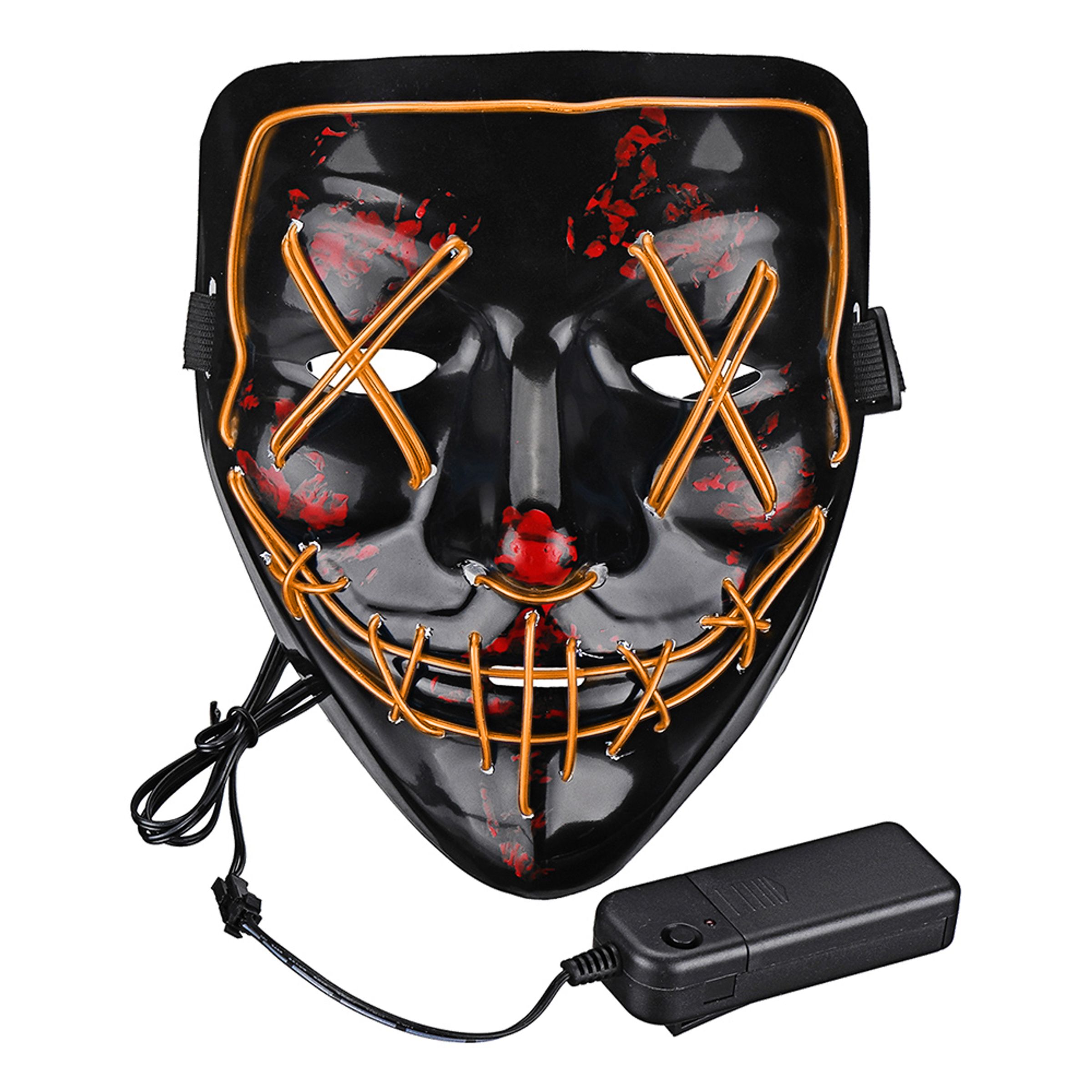 Läs mer om El Wire Purge LED Mask - Orange