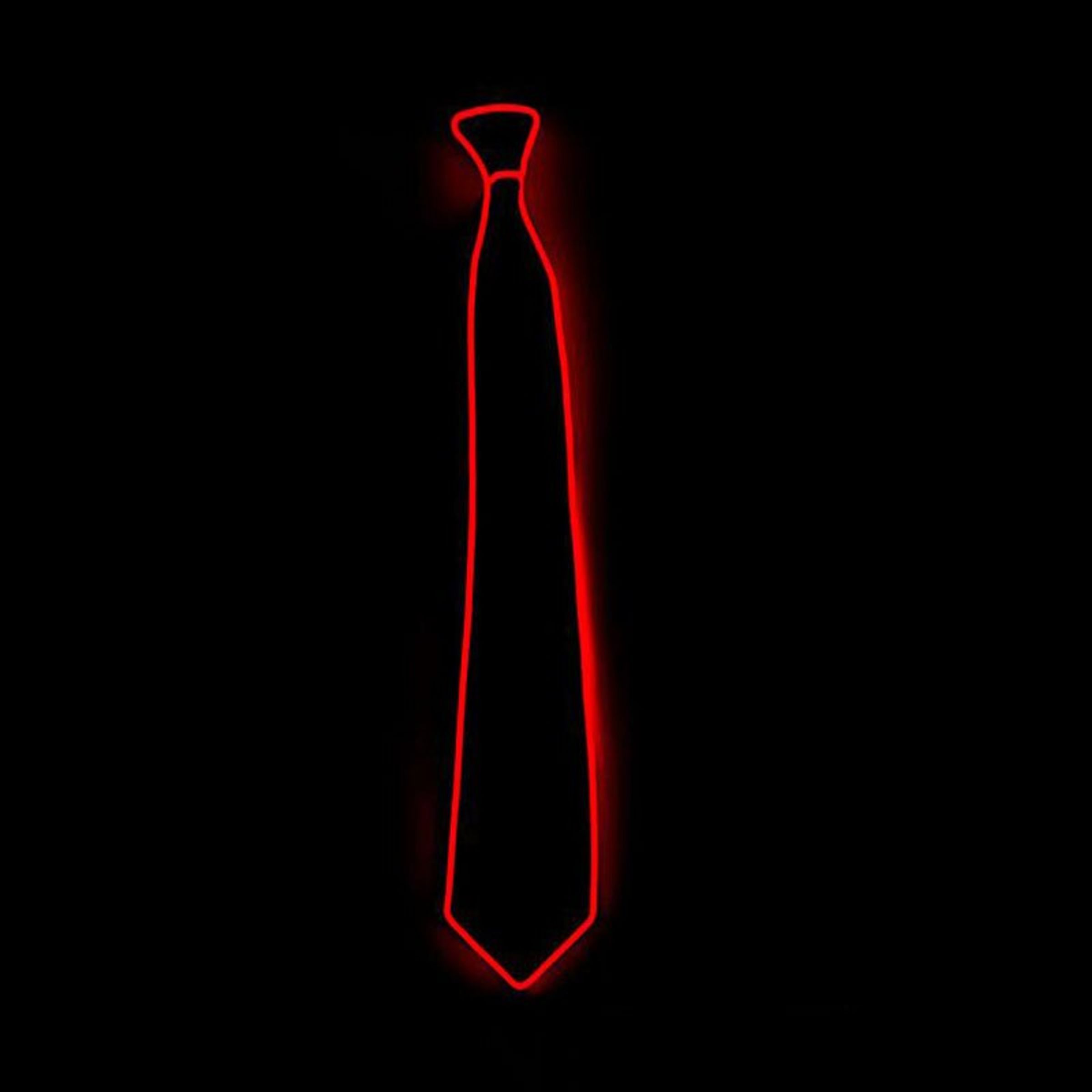 Läs mer om El Wire LED Slips - Röd
