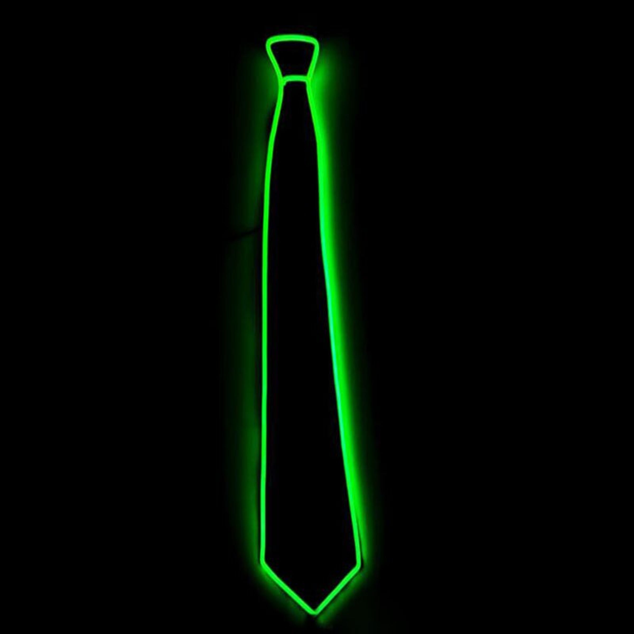 Läs mer om El Wire LED Slips - Grön