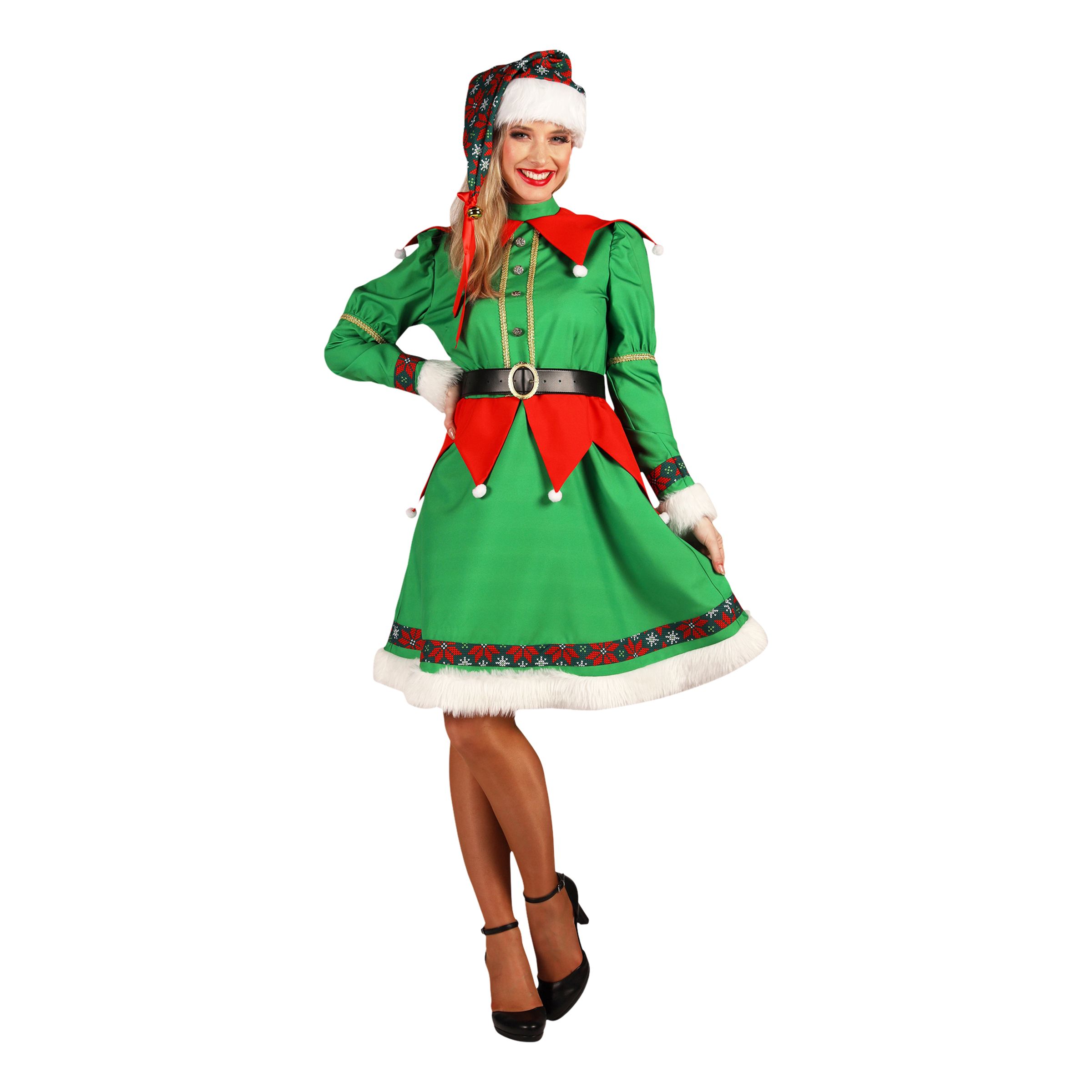 Elf Deluxe Dam Maskeraddräkt - X-Large | Hem - Maskerad - Maskeraddräkter - Damdräkter | Maskeradspecialisten