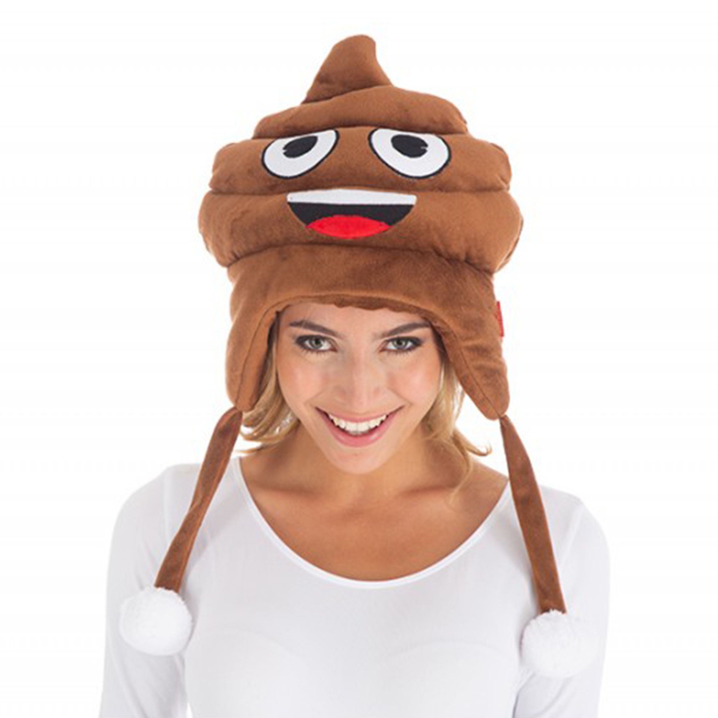 Emoji Bajs Hatt - One size