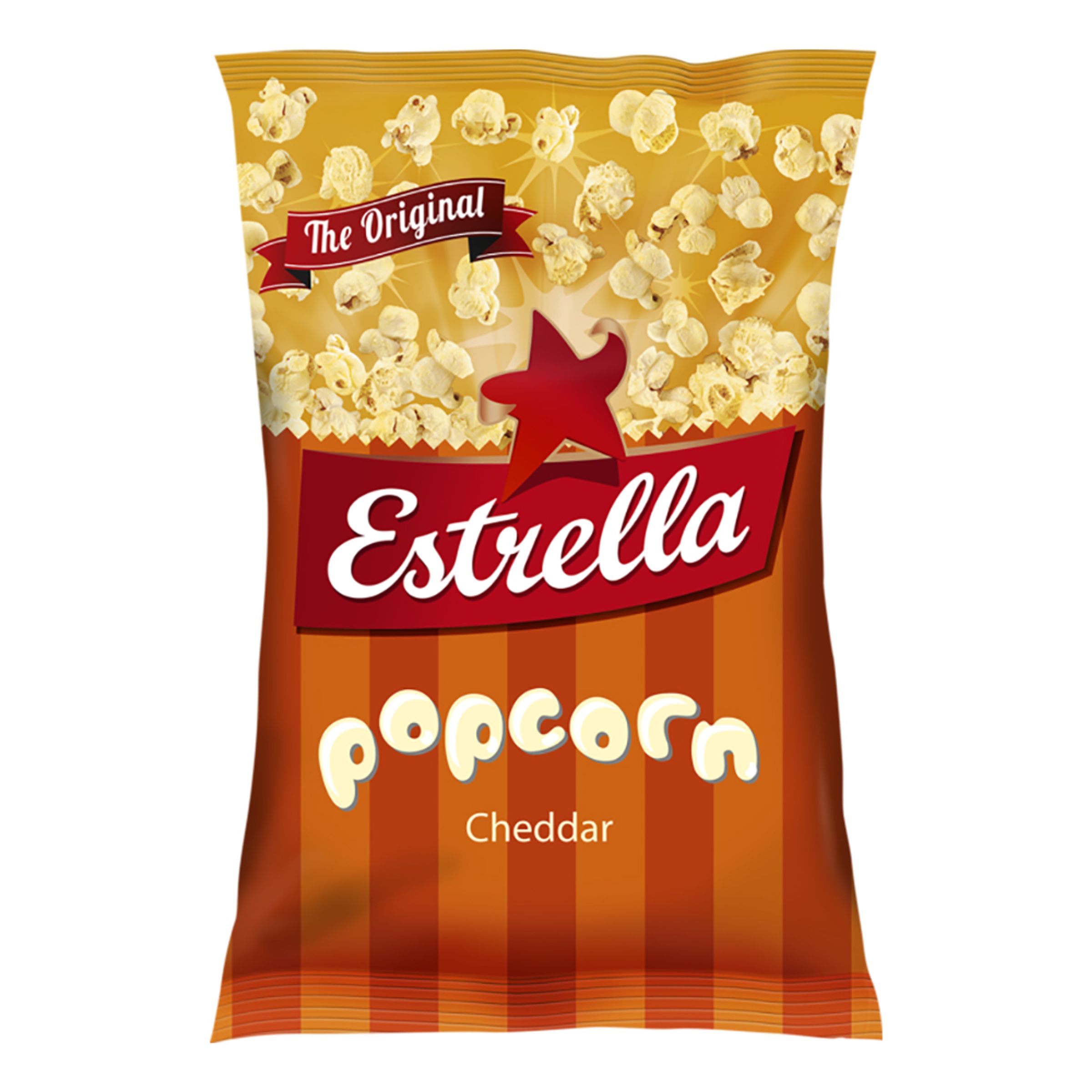 Läs mer om Estrella Cheddar Popcorn - 90 gram