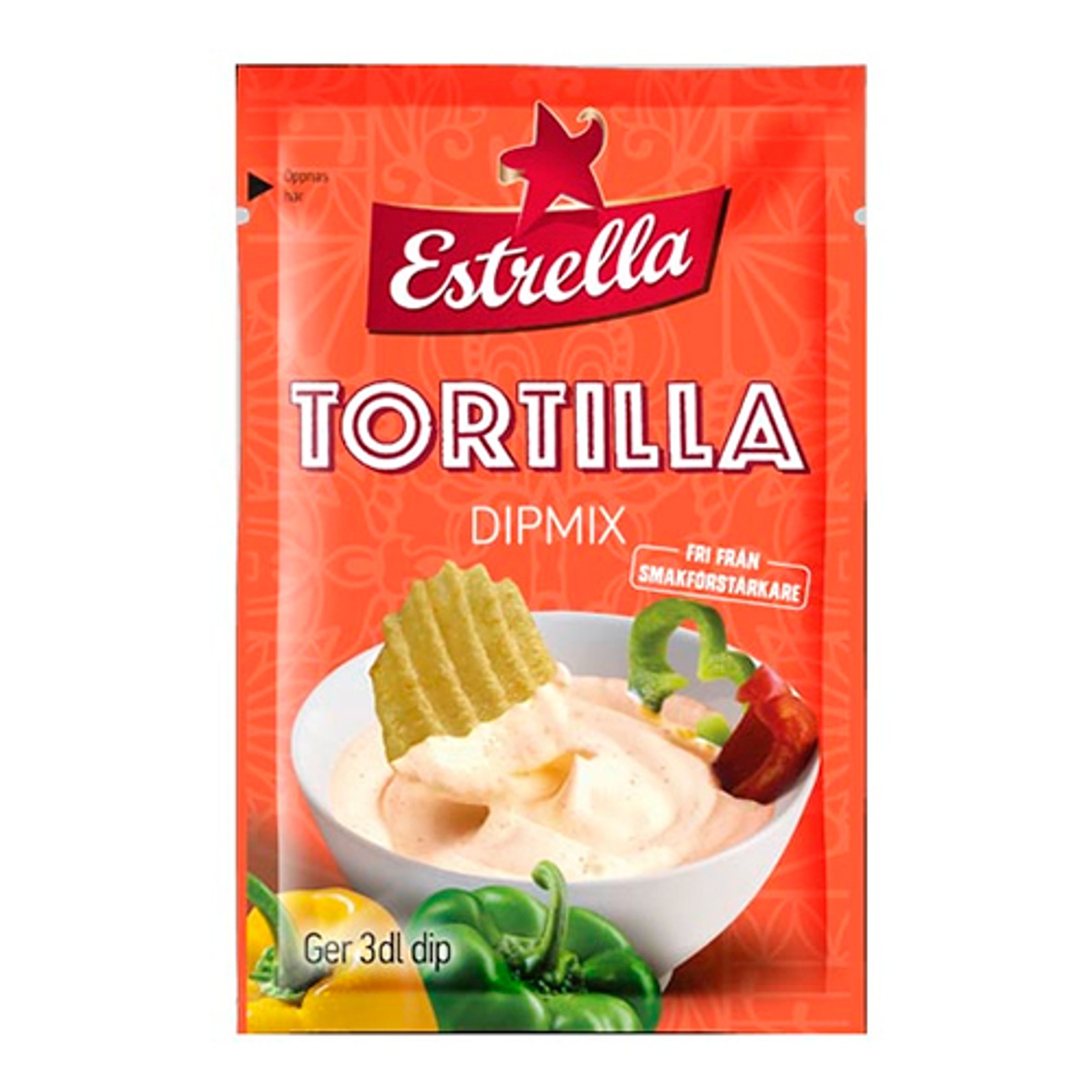 Läs mer om Estrella Dippmix Tortilla - 28 gram