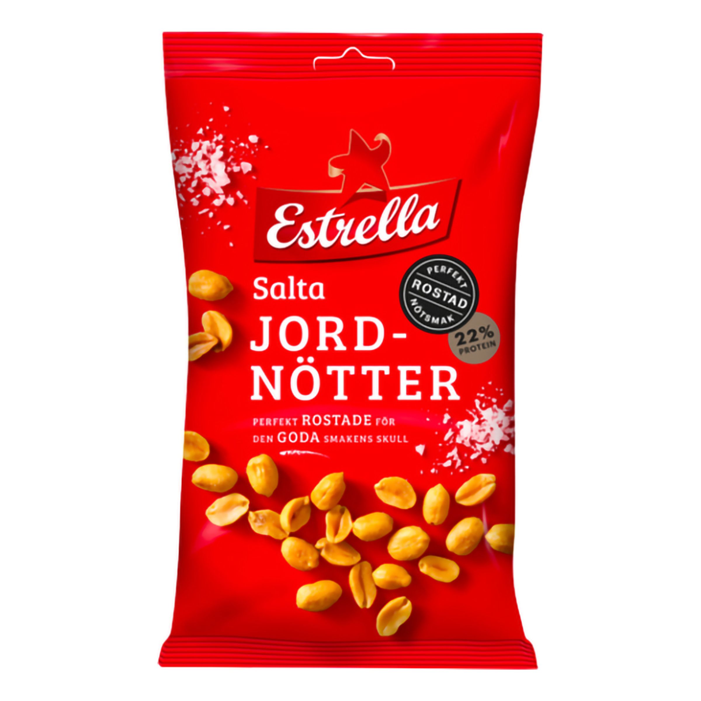 Estrella Jordnötter - 160 gram | Hem - Godis & Läsk - Snacks - Nötter | Party Outlet