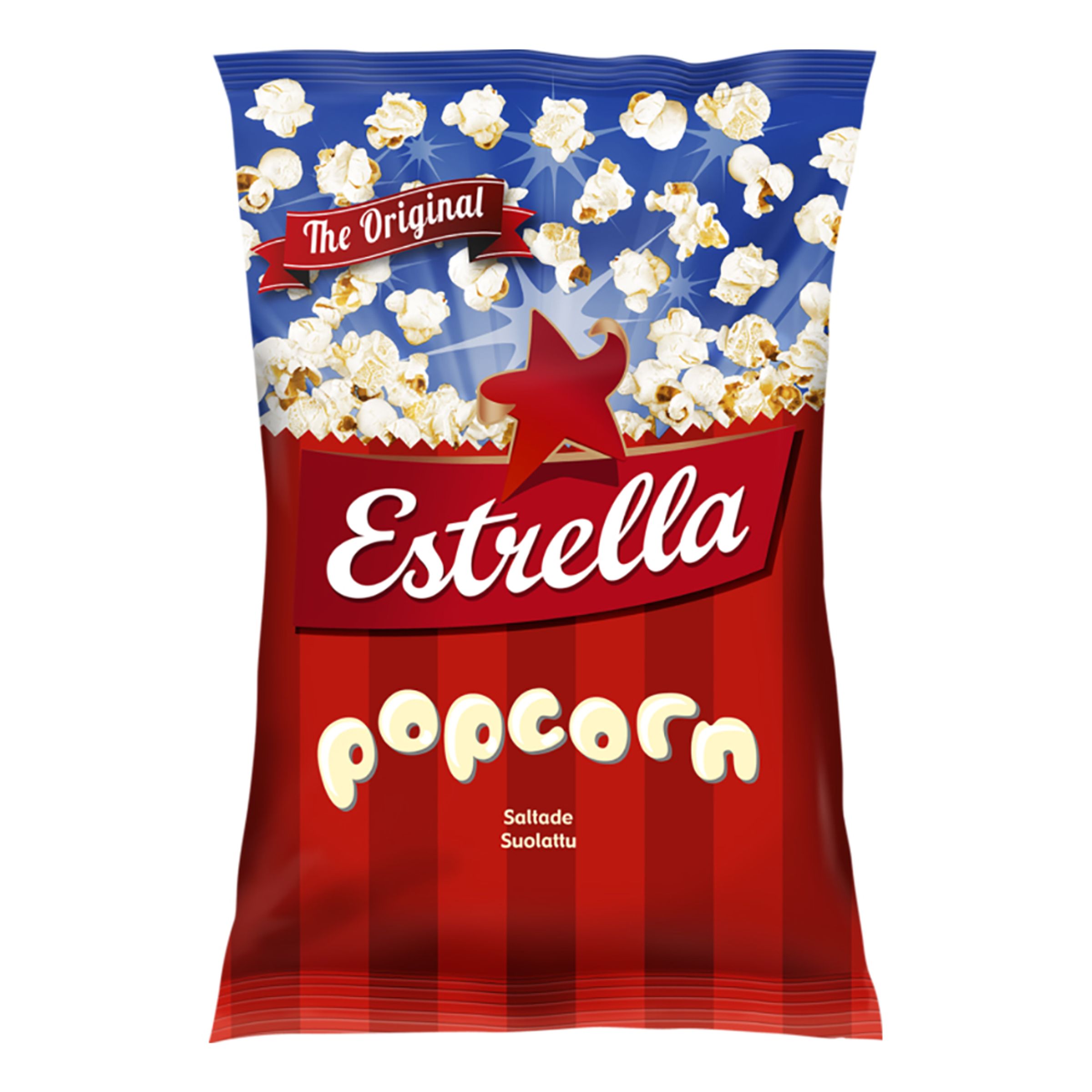 Läs mer om Estrella Salt Popcorn - 65 gram