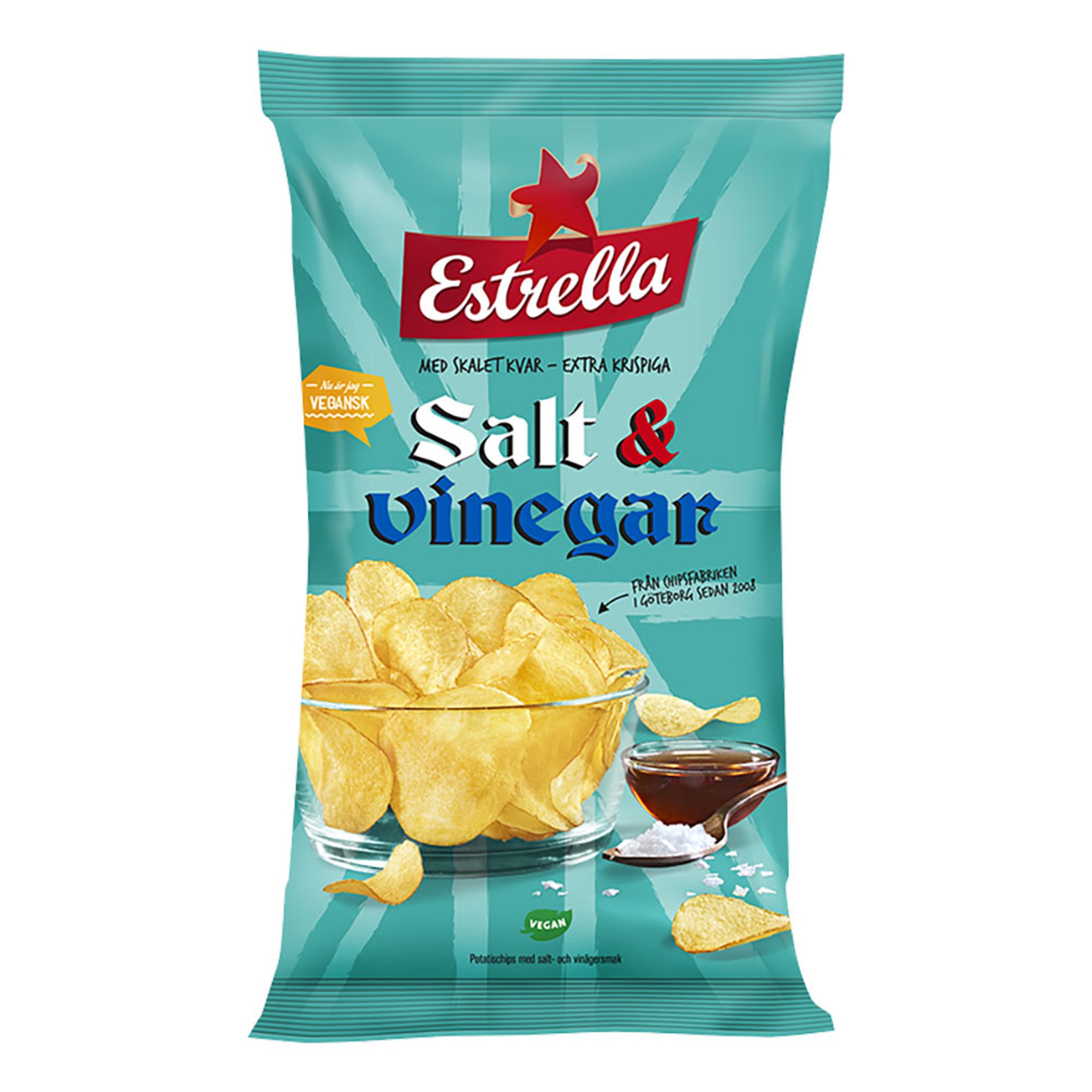 Estrella Salt & Vinäger Chips - 175 gram
