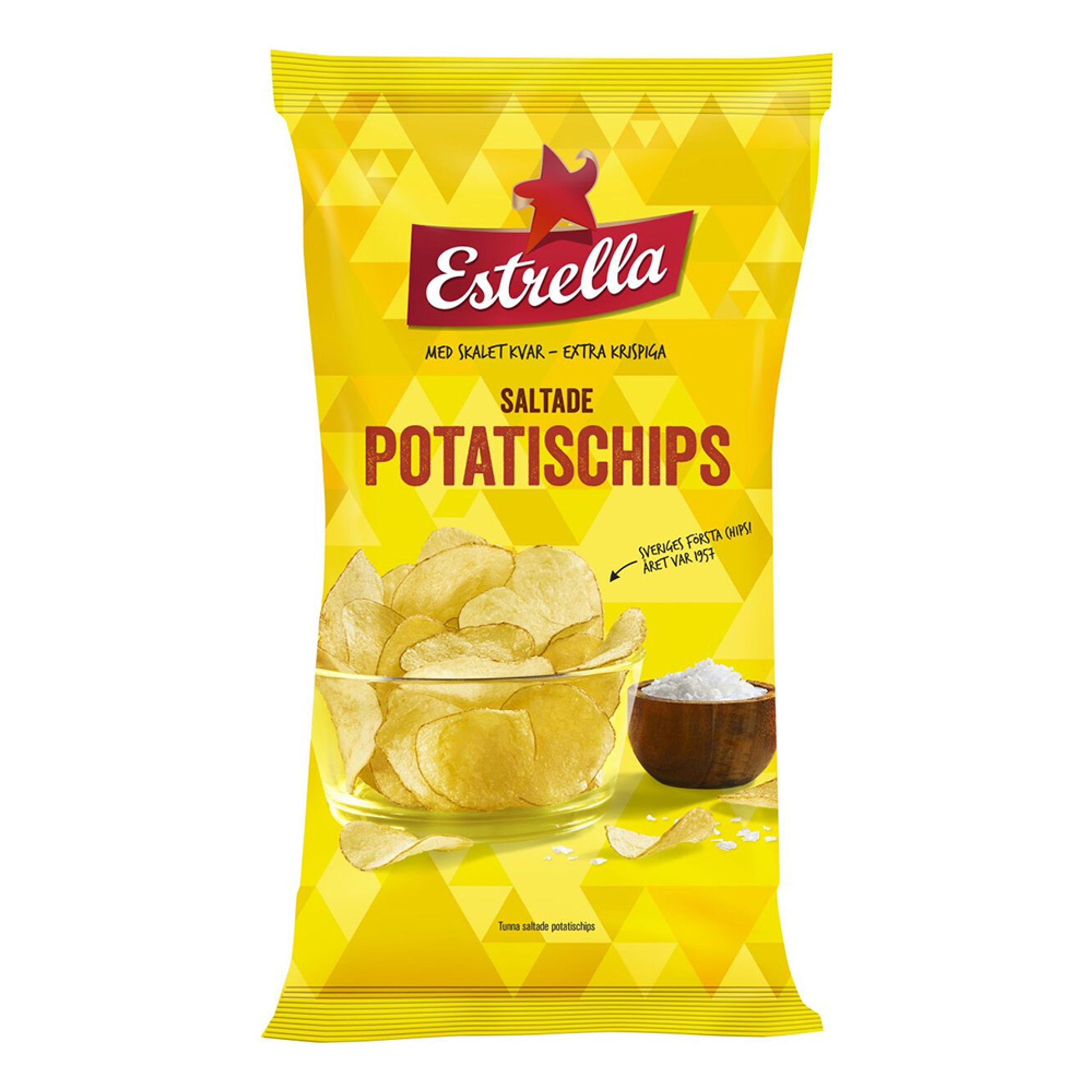 Läs mer om Estrella Saltade Potatischips Mini - 1-pack