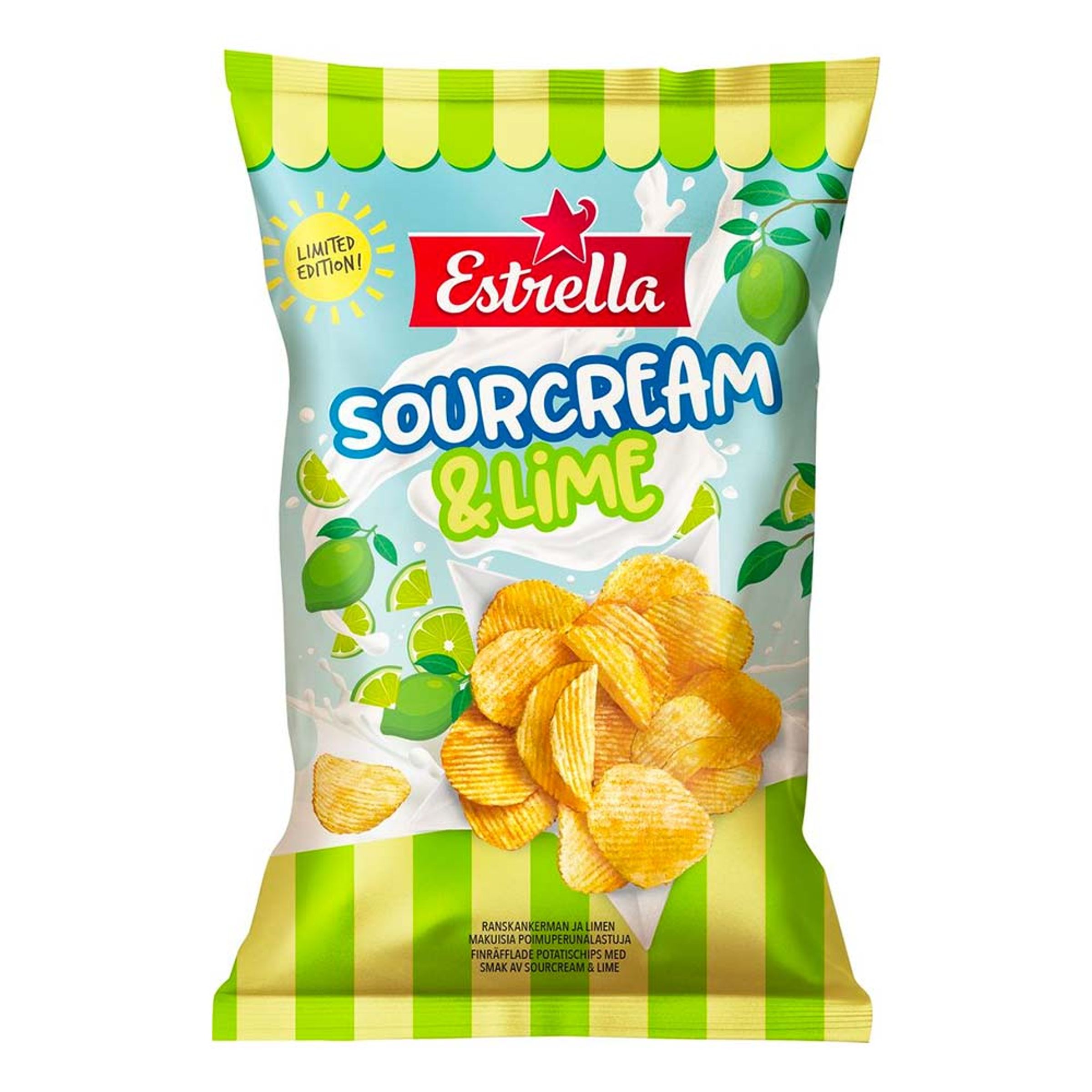 Estrella Sourcream & Lime Limited Edition - 160 gram