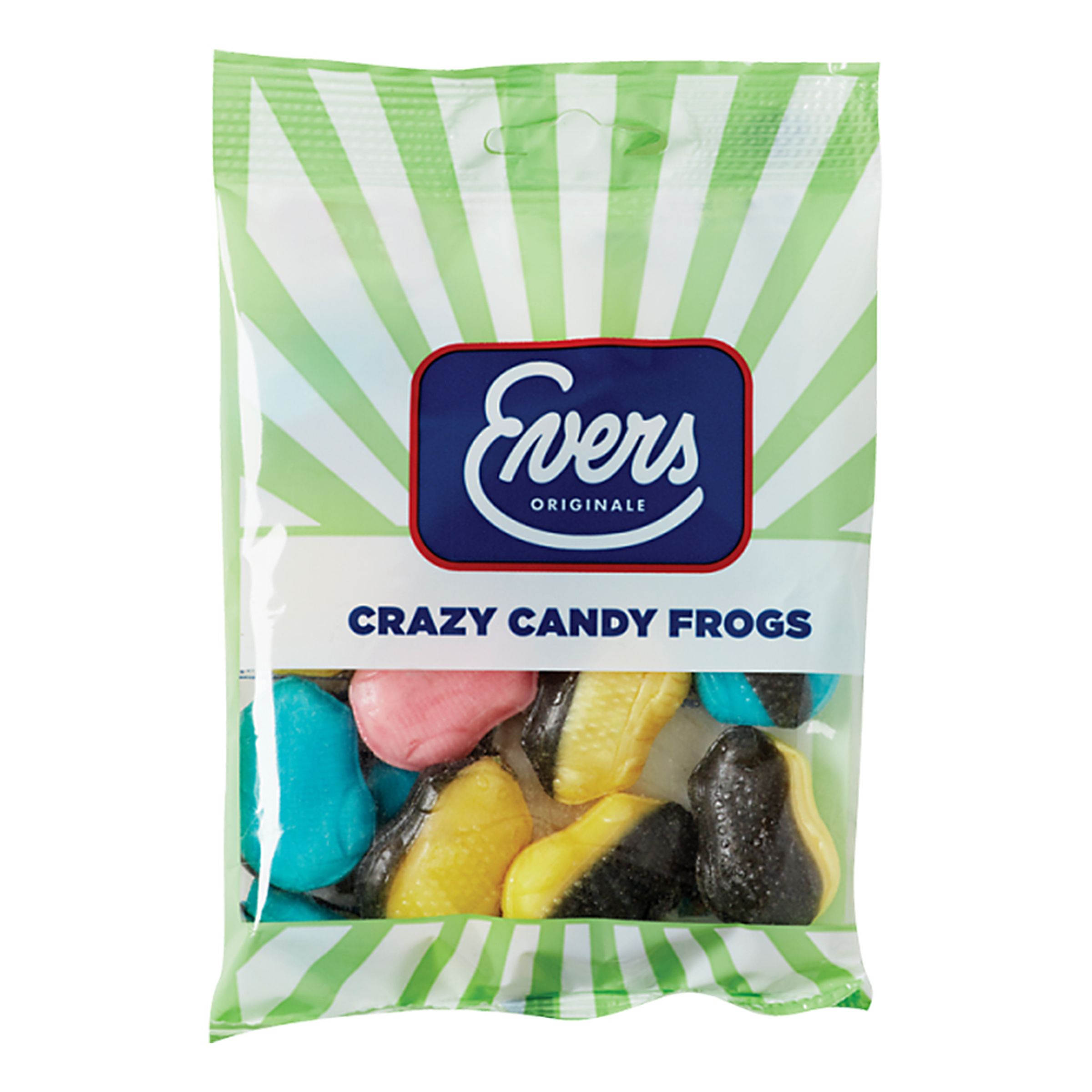 Läs mer om Evers Crazy Candy Frogs - 120 gram