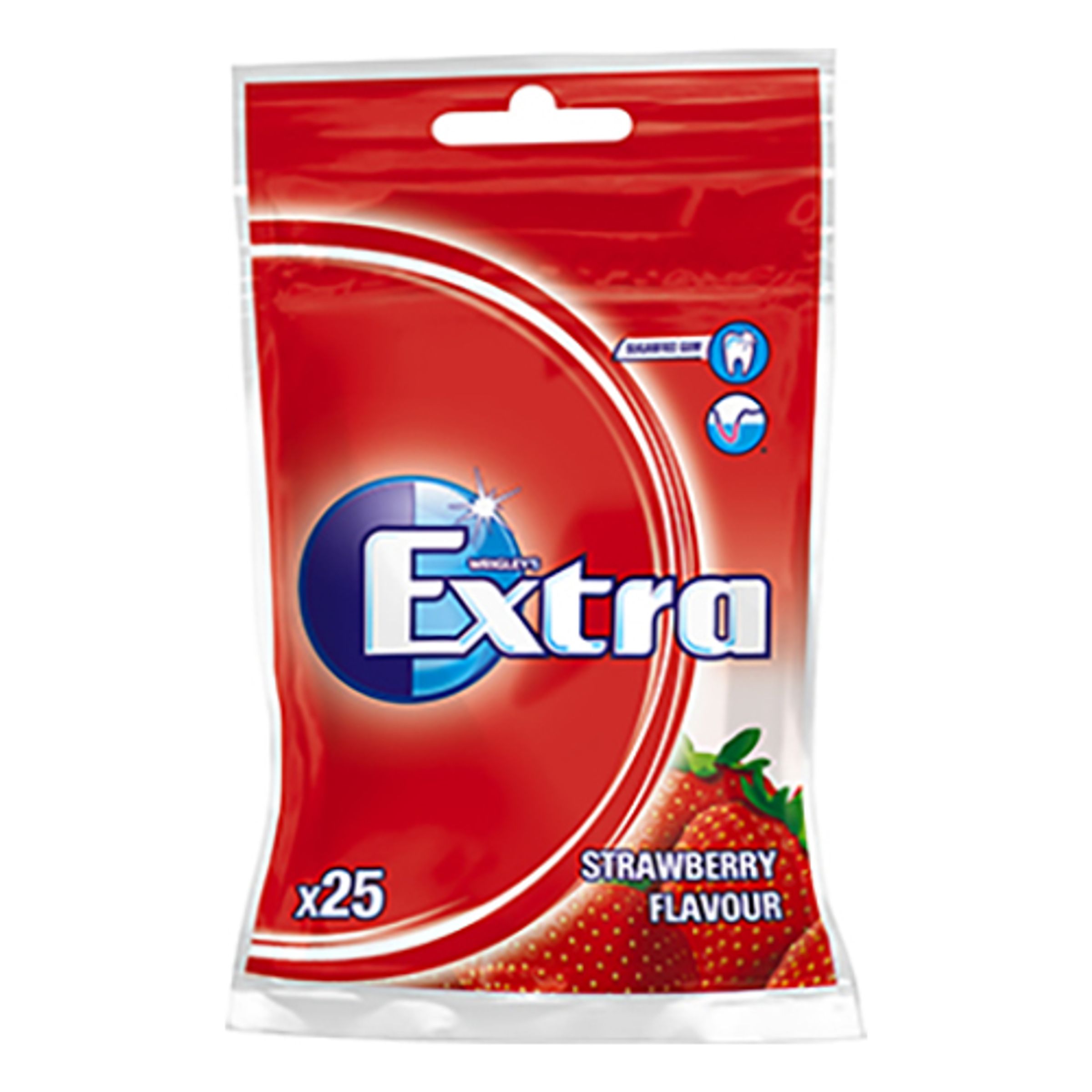 Läs mer om Extra Strawberry Tuggummi - 35 g