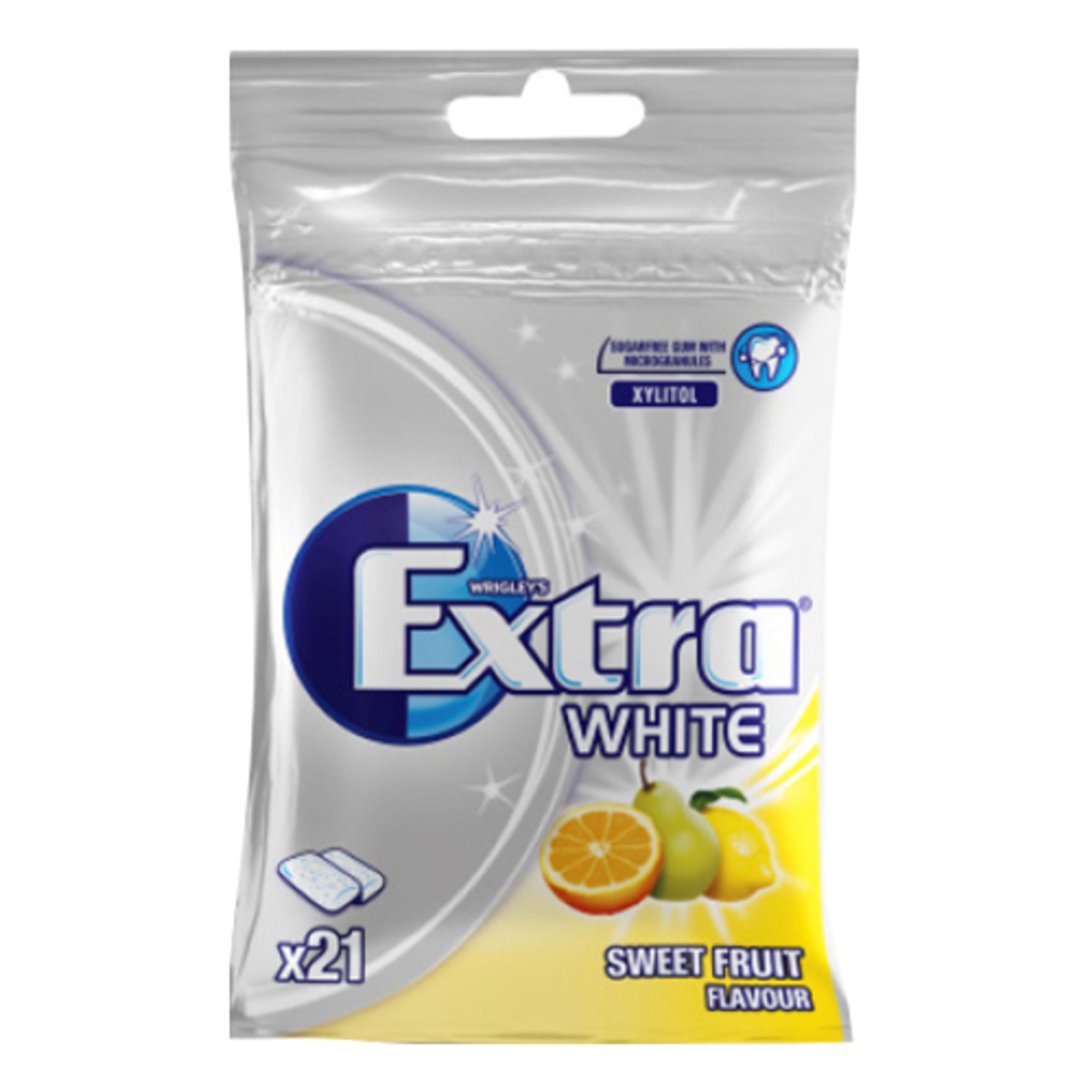 Läs mer om Extra White Sweet Fruit Tuggummi - 29 g