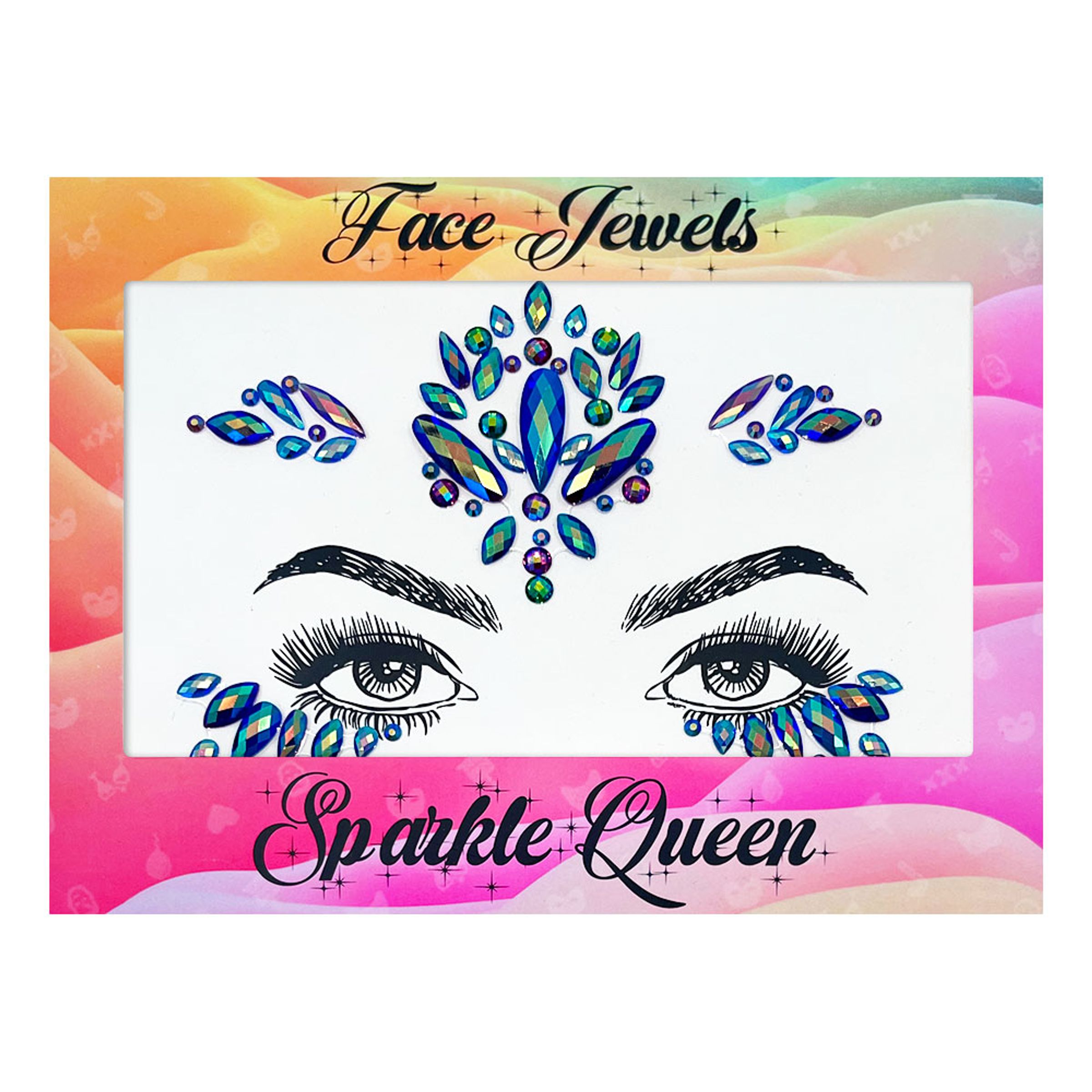 Face Jewels Sparkle Queen Marie