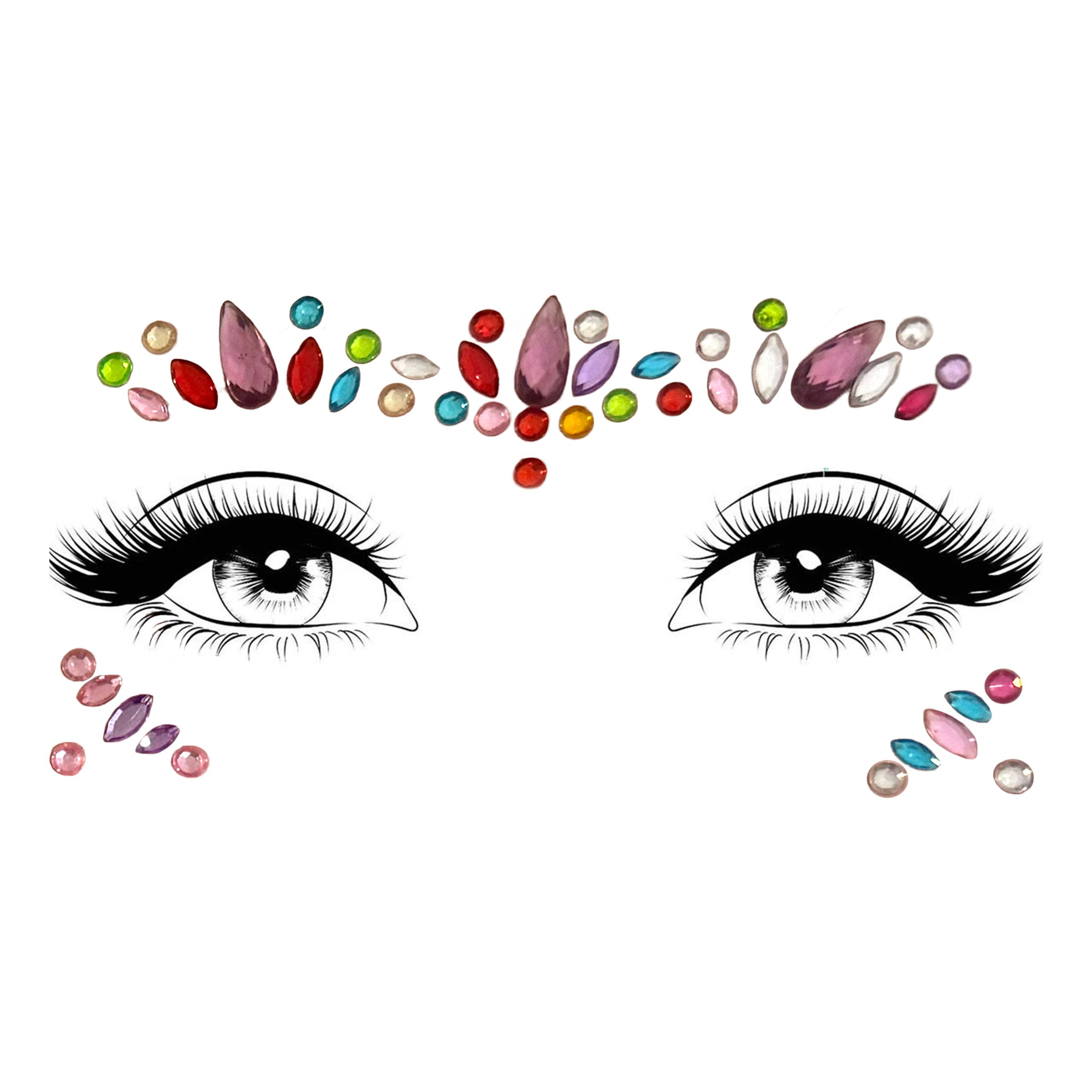 Face Jewels Irina | Hem - Teman - Evenemang - Festival | Maskeradspecialisten