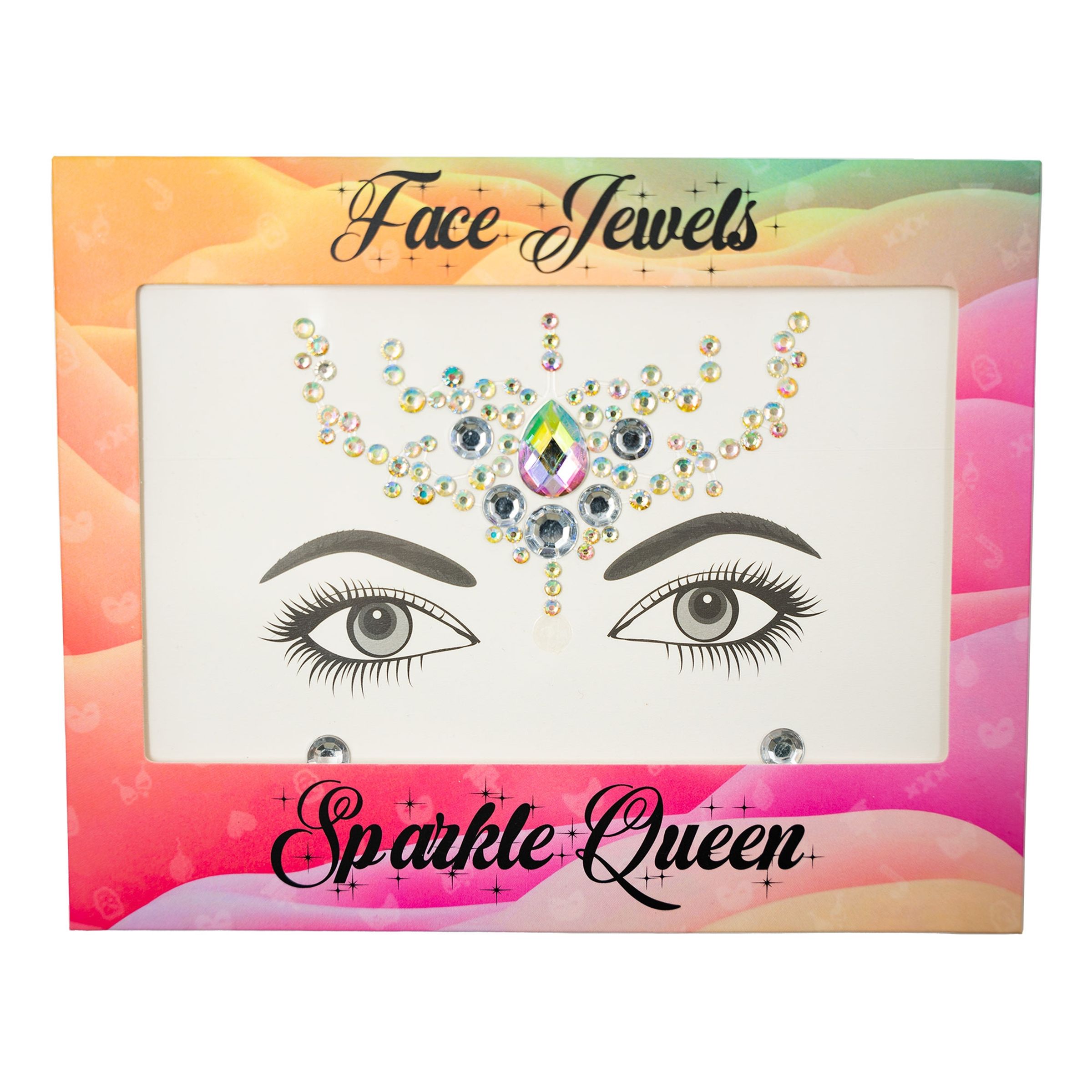 Face Jewels Sparkle Queen Lisa