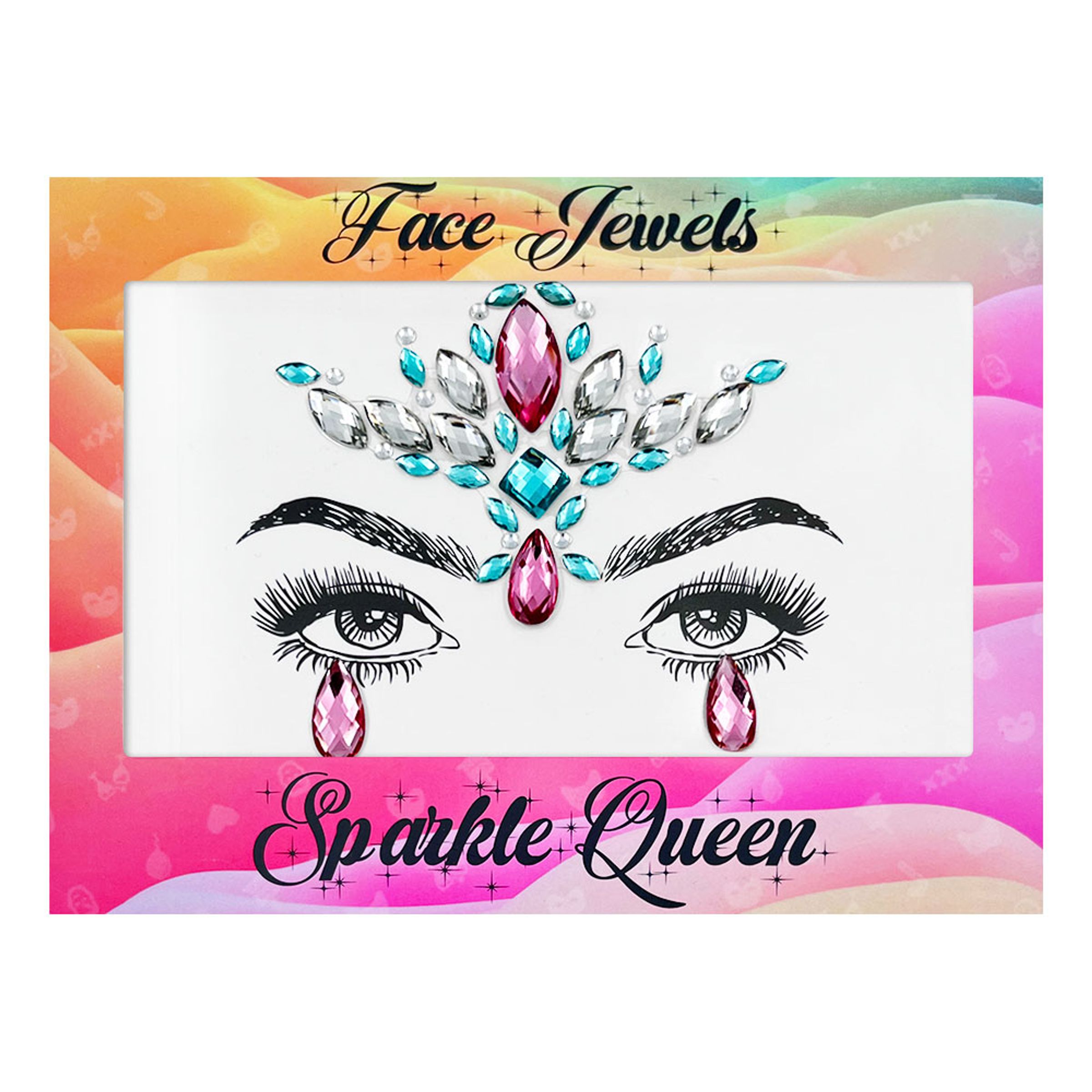 Face Jewels Sparkle Queen Marry