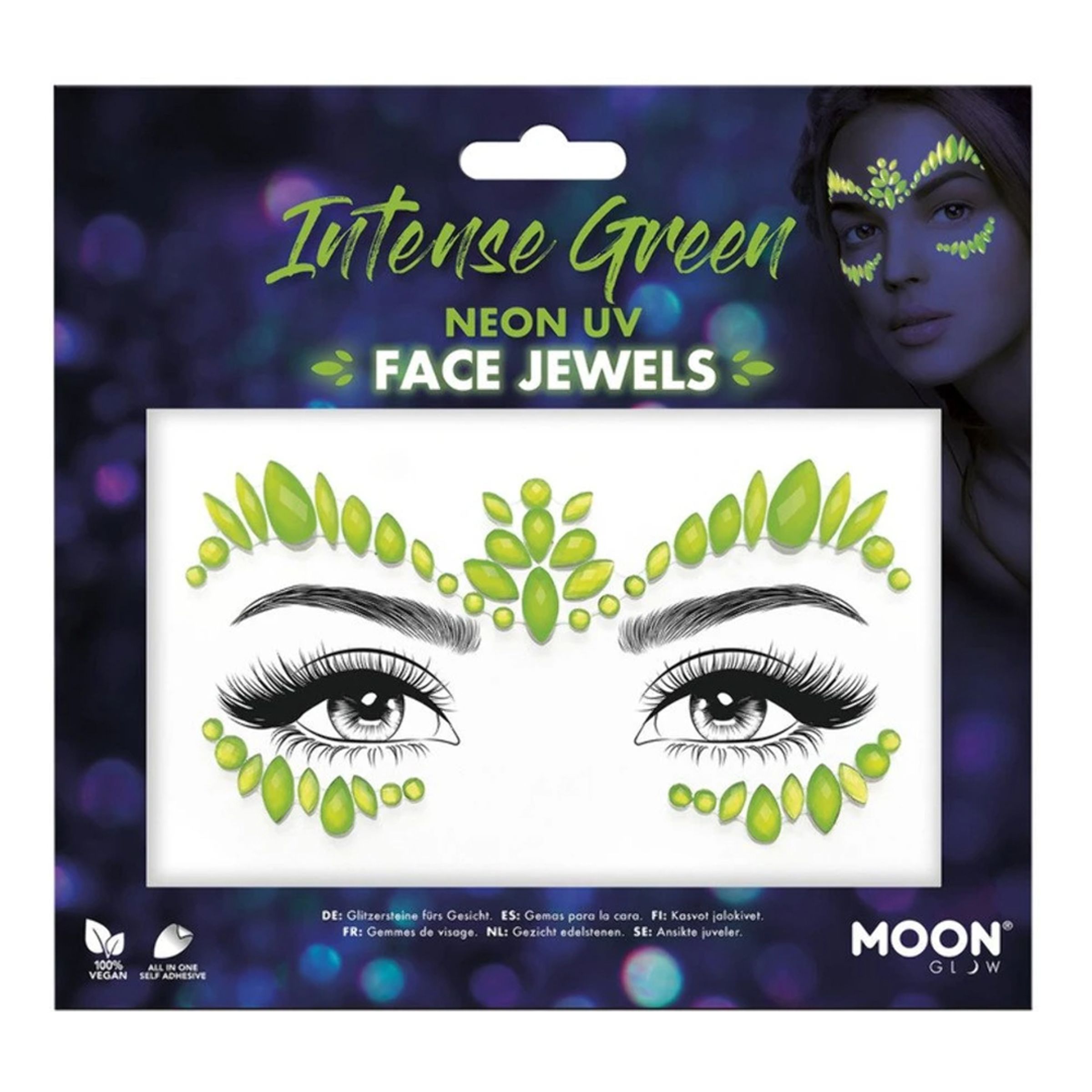 Läs mer om Face Jewels UV Neon Grön