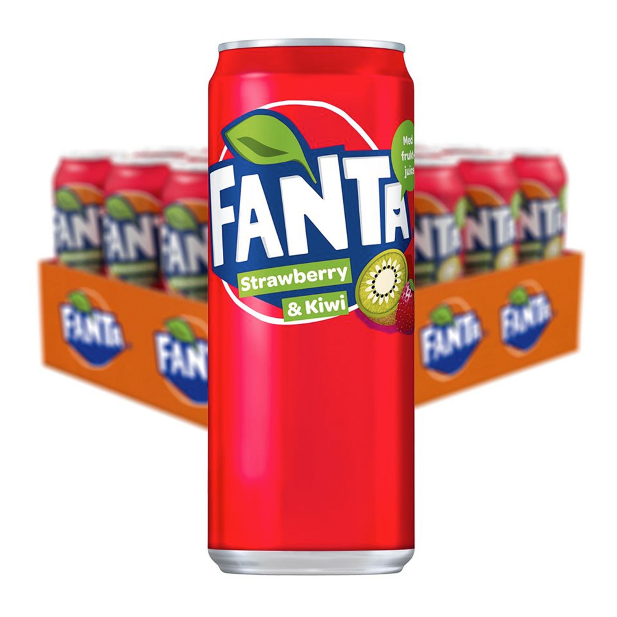 Fanta Strawberry/Kiwi - 20-pack (Hel platta)