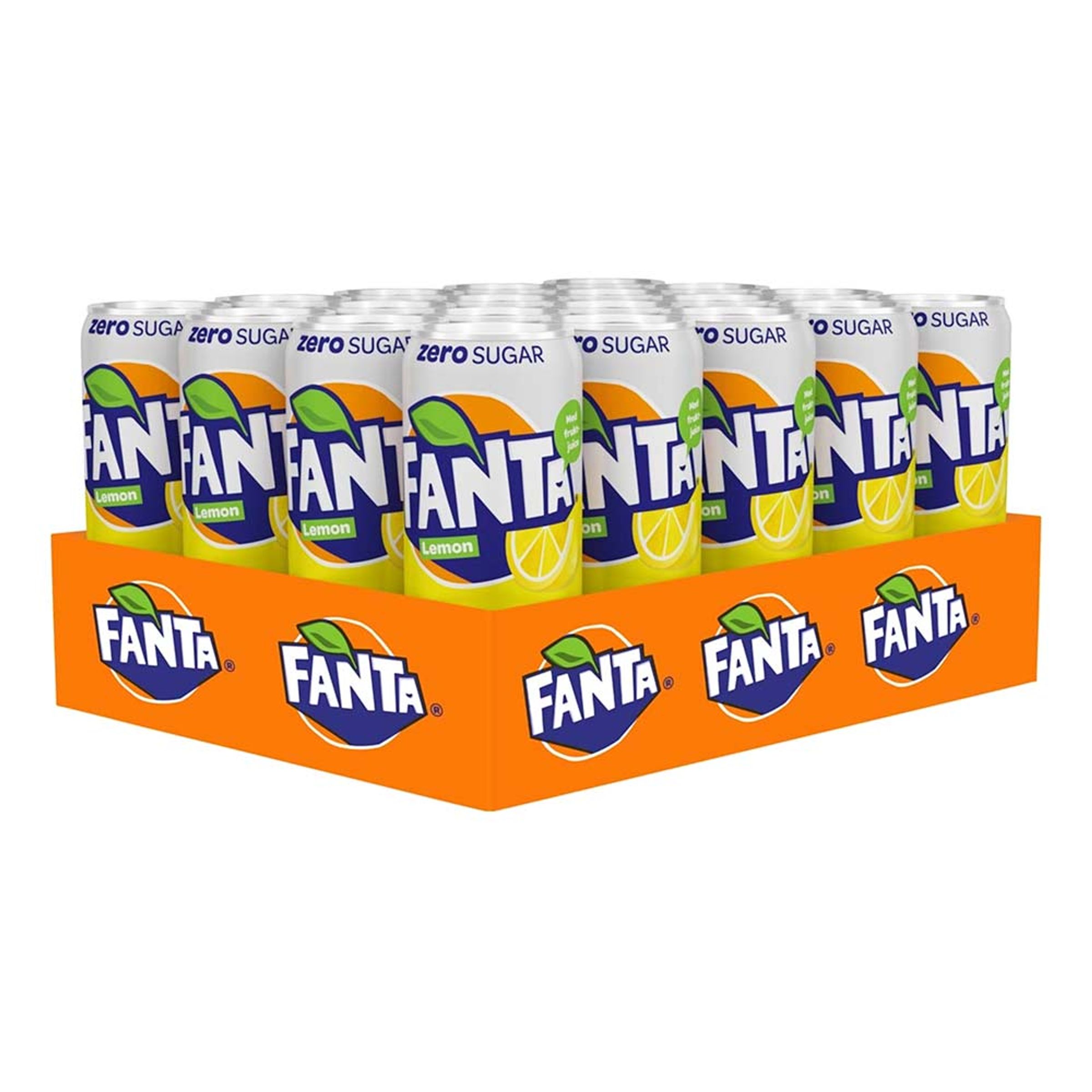 Läs mer om Fanta Zero Lemon - 20-pack