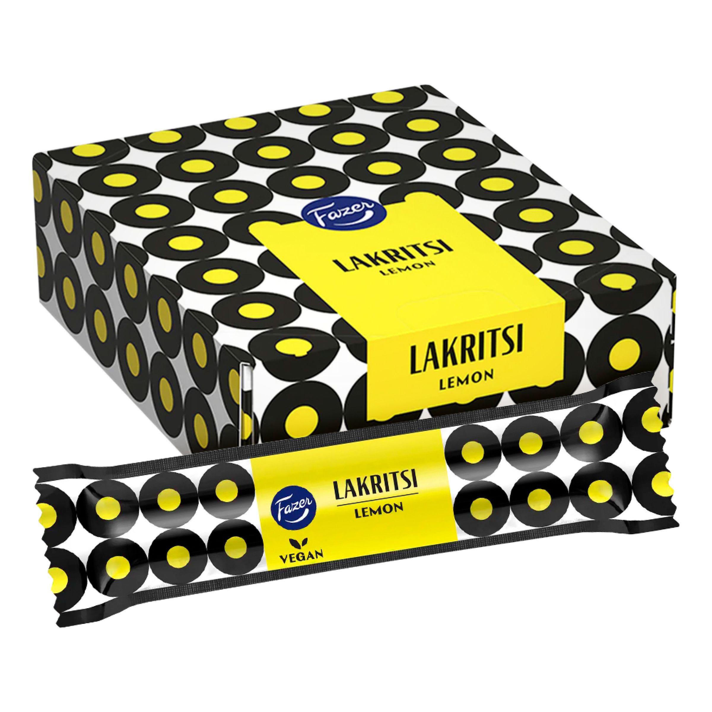 Fazer Lakritsi Lemon Stang Økonomipakke - 30-pak