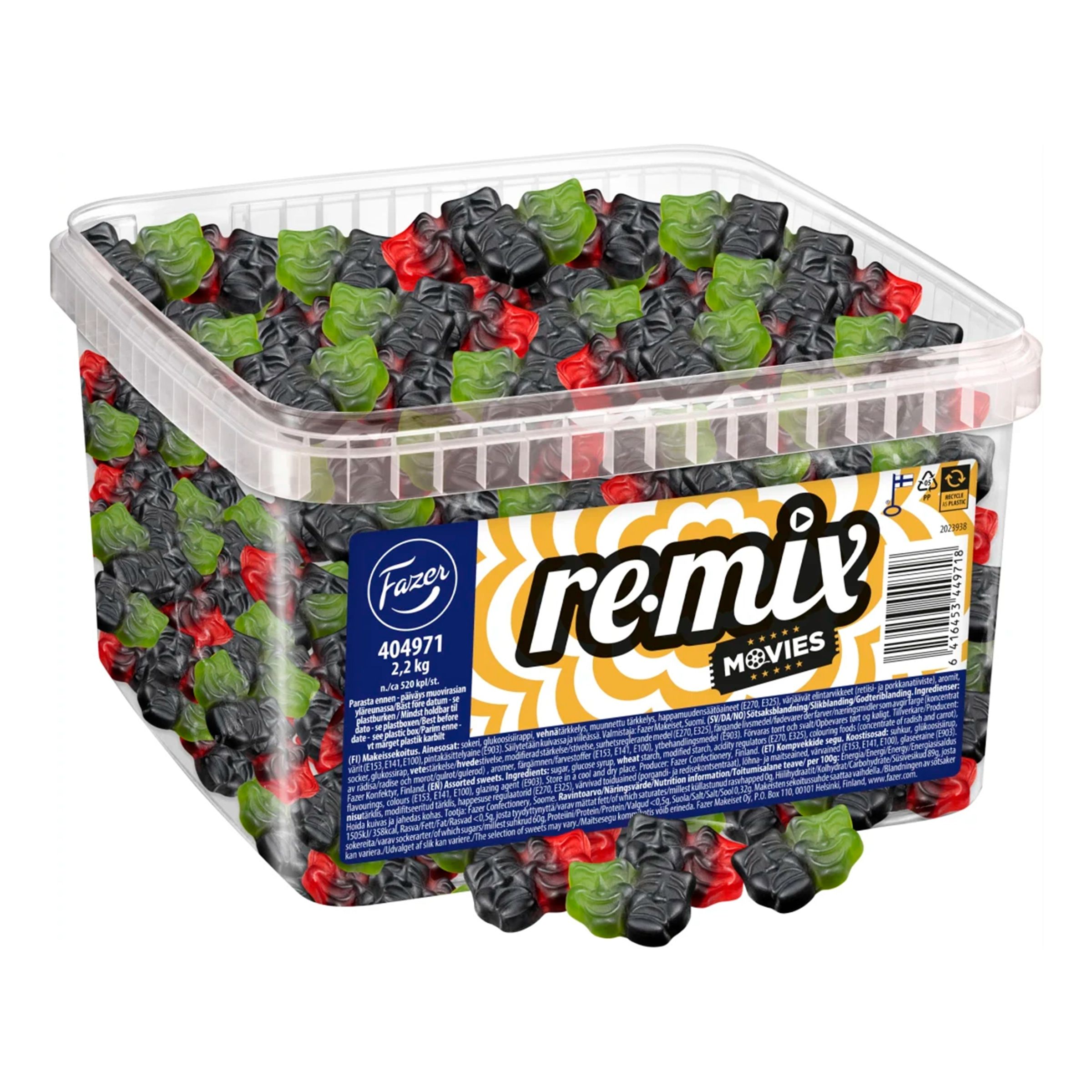 Fazer Remix Movies Økonomipakke - 2,2 kg