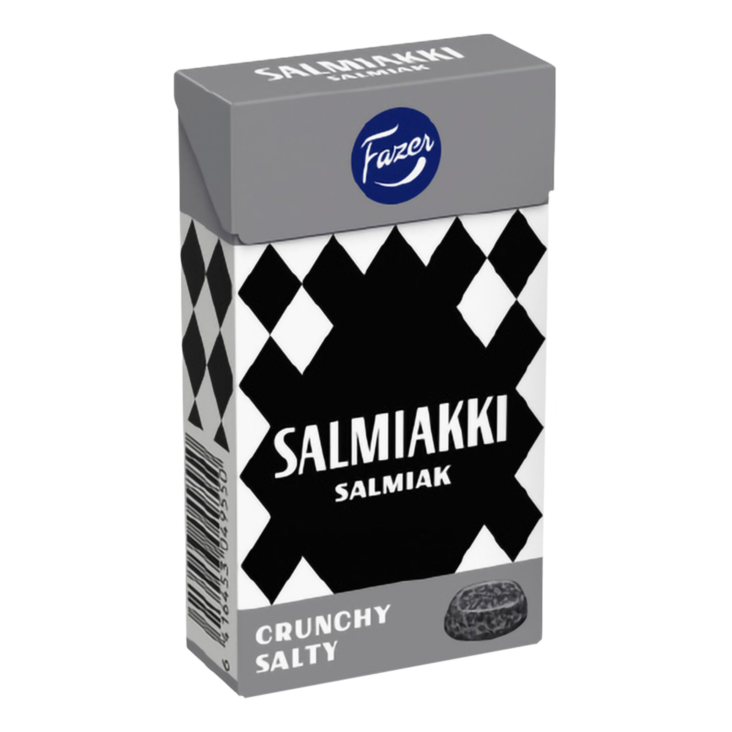 Fazer Salmiakki Crunchy Salty - 38 gram | Hem - Godis & Läsk - Godis - Tuggummi och Pastiller | Pryloteket