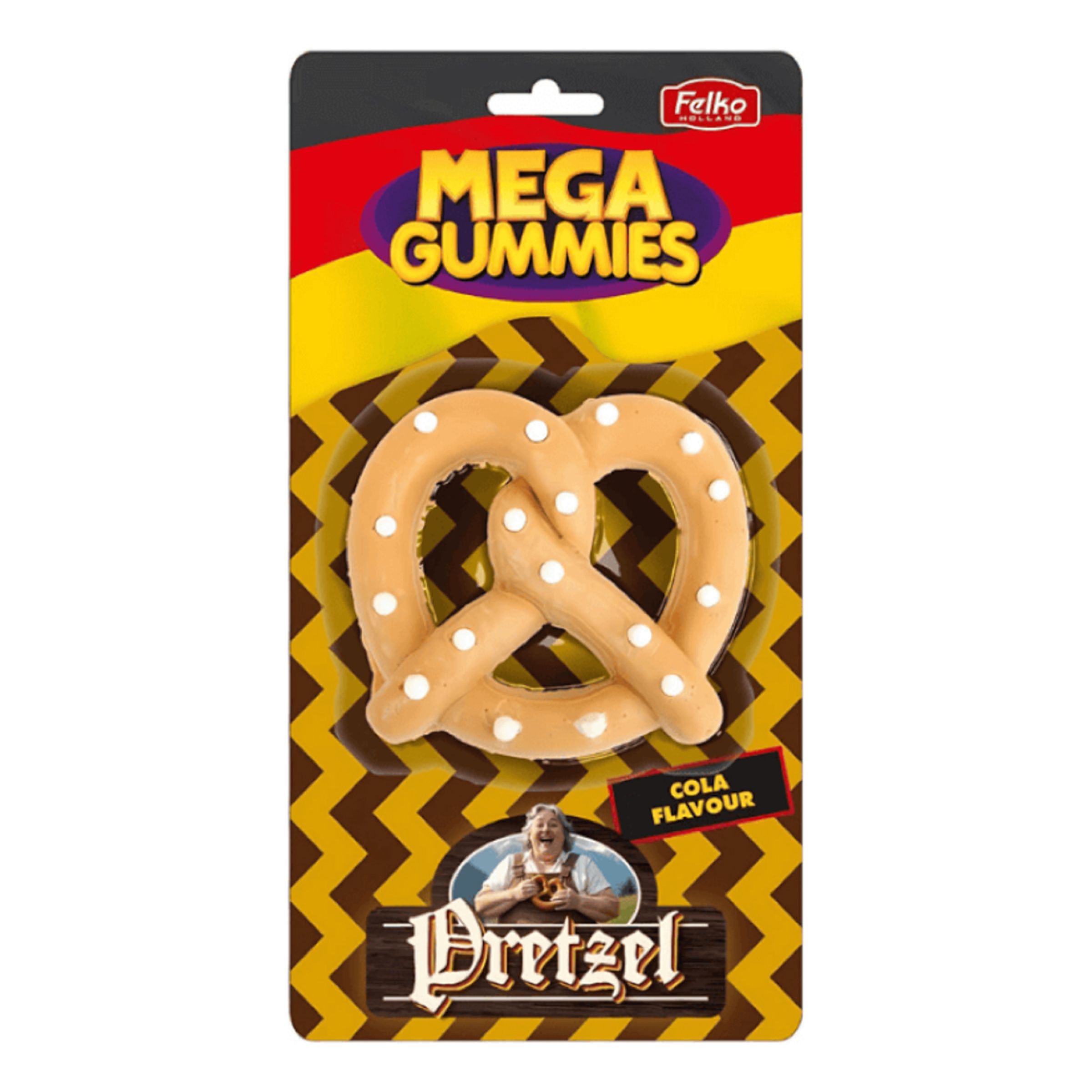 Felko Mega Gummies German Pretzel - 120 gram | Hem - Teman - Högtider - Oktoberfest | Party Outlet
