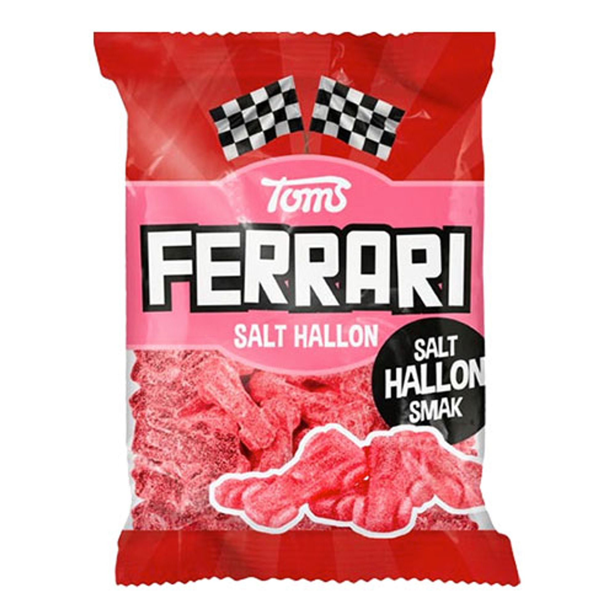 Läs mer om Ferrari Salt Hallon Godispåse - 120 gram